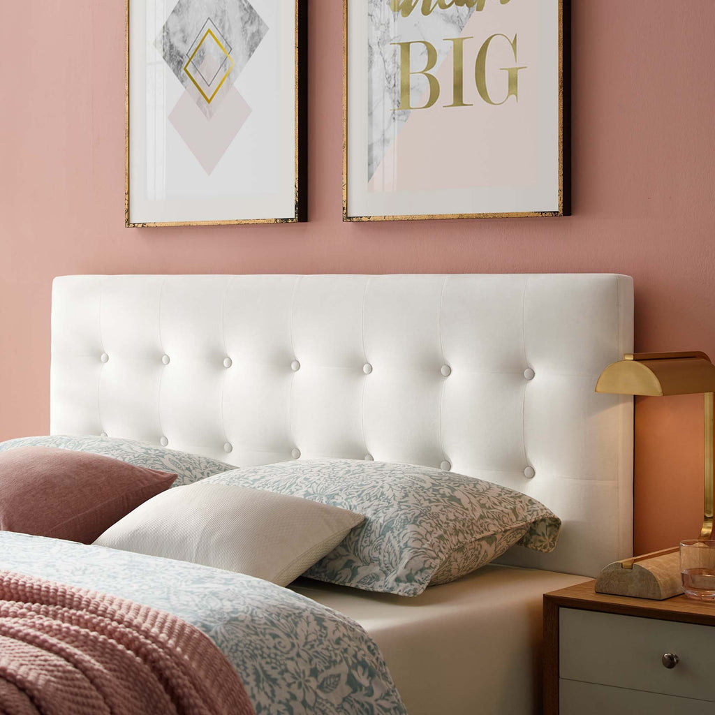 Emily Biscuit Tufted Performance Velvet Full Headboard by Modway