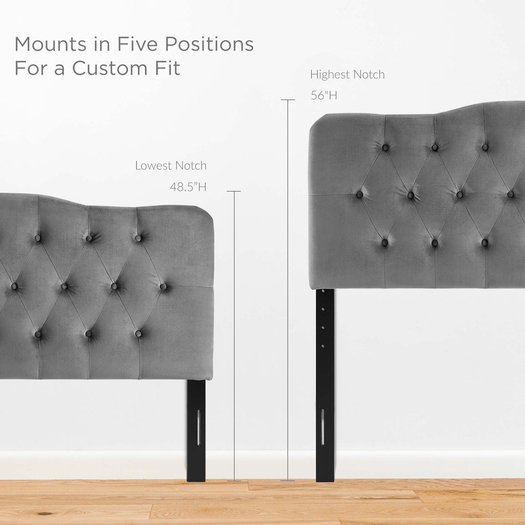 Annabel Diamond Tufted Performance Velvet King Headboard by Modway