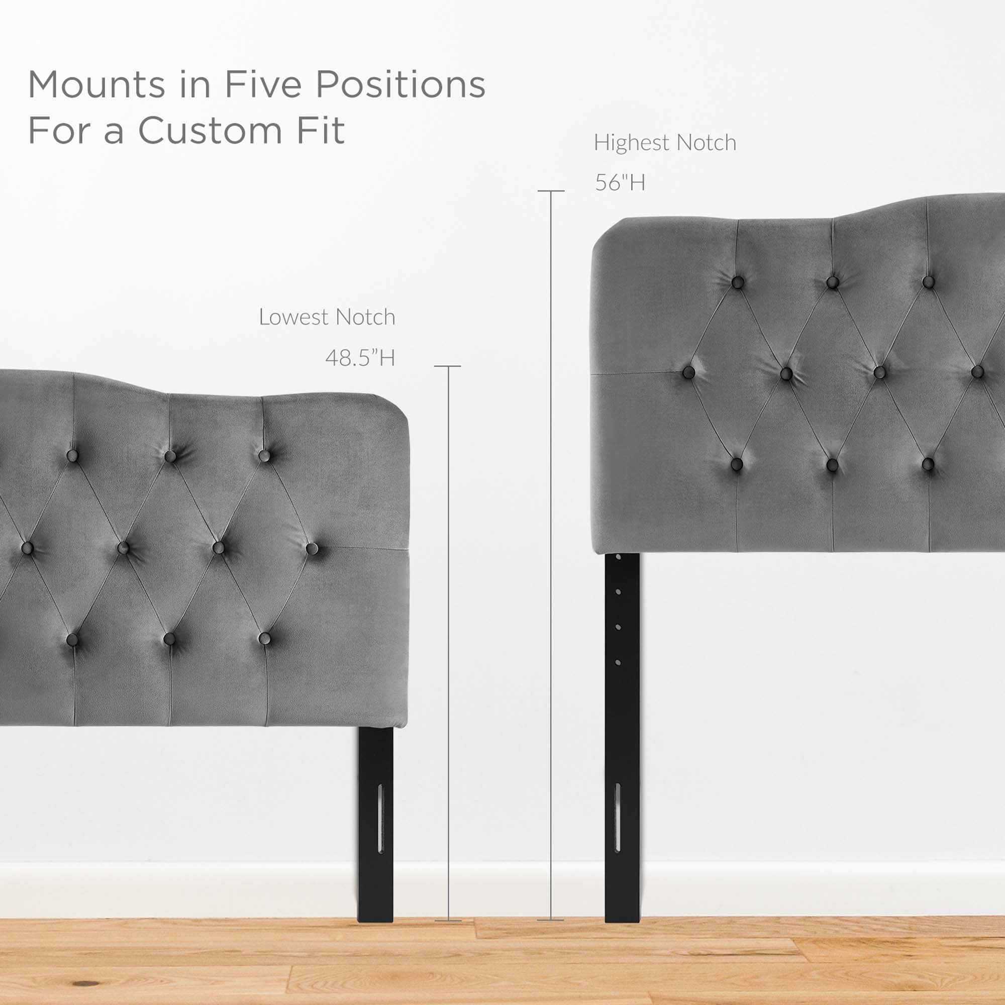 Annabel Diamond Tufted Performance Velvet King Headboard by Modway