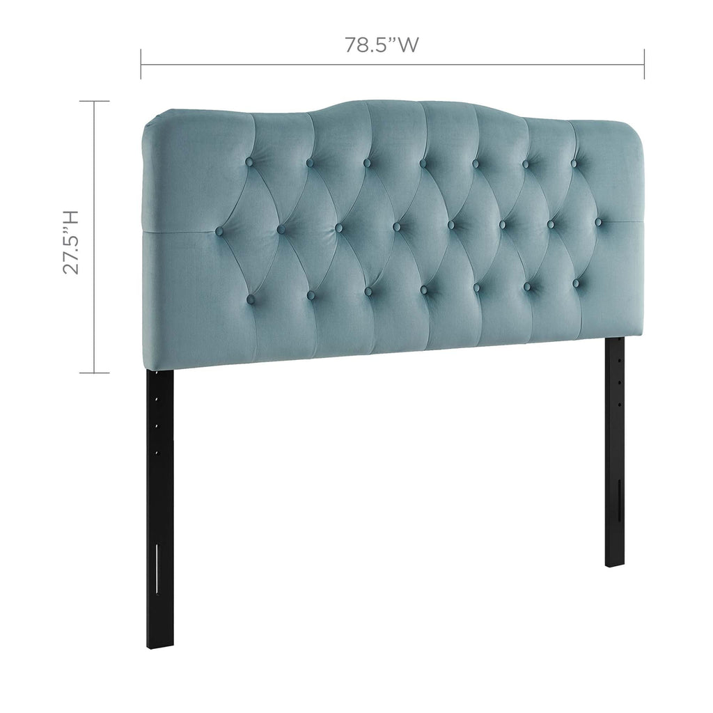 Annabel Diamond Tufted Performance Velvet King Headboard by Modway