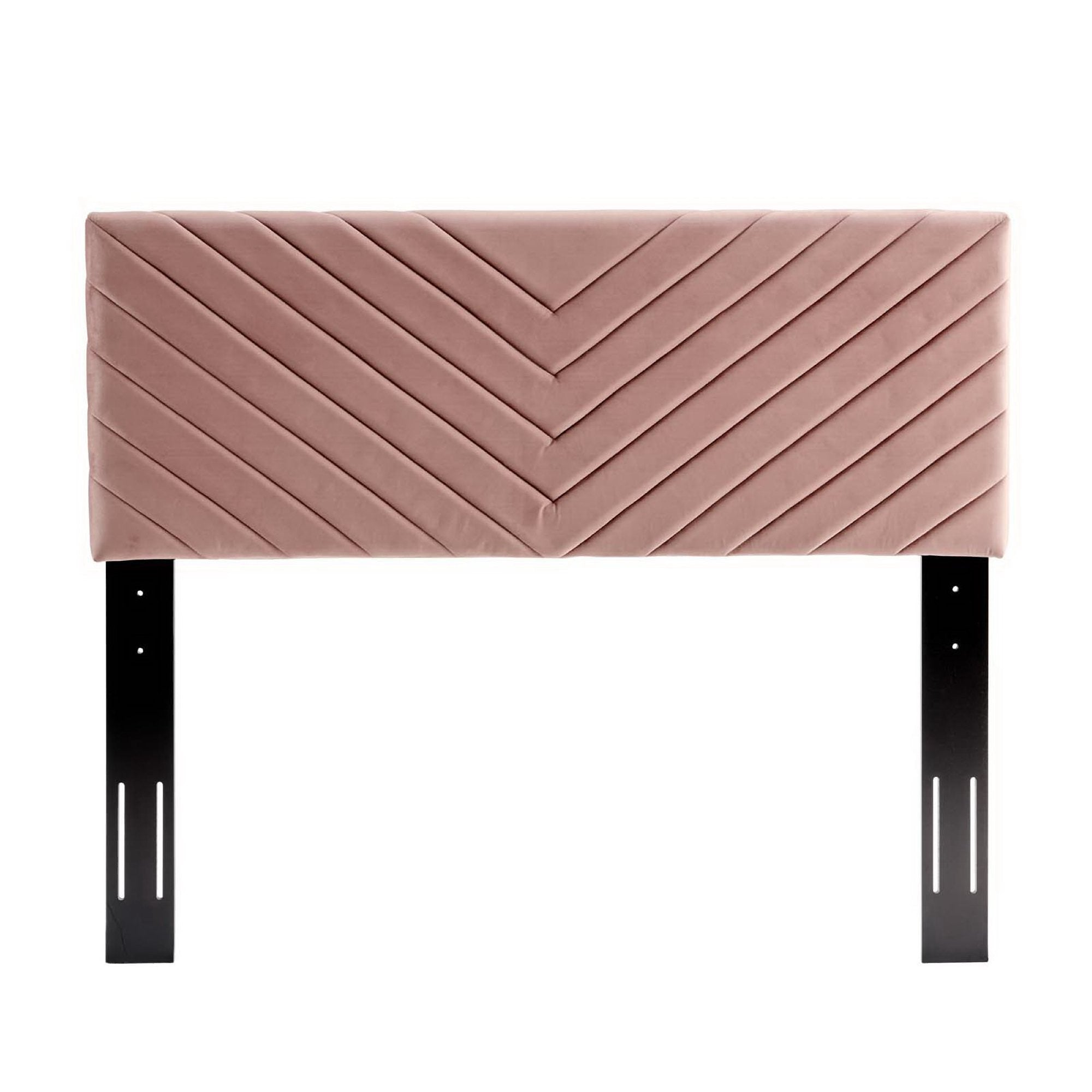Alyson Angular Channel Tufted Performance Velvet Full/Queen Headboard by Modway