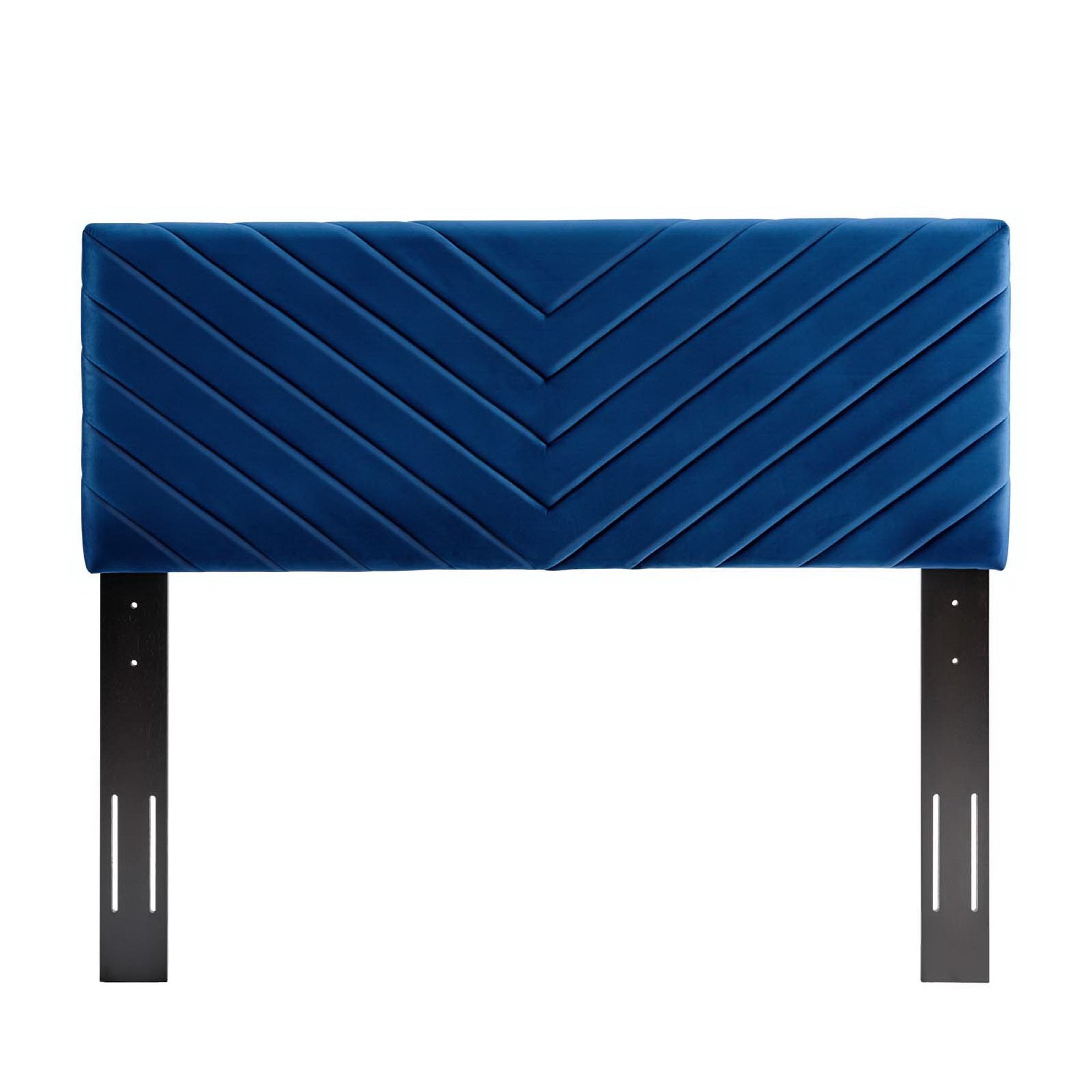 Alyson Angular Channel Tufted Performance Velvet Full/Queen Headboard by Modway