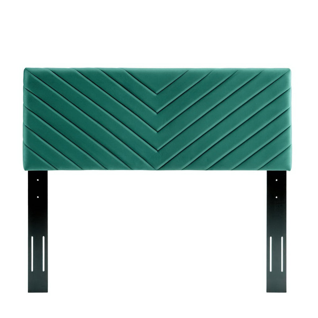 Alyson Angular Channel Tufted Performance Velvet Full/Queen Headboard by Modway