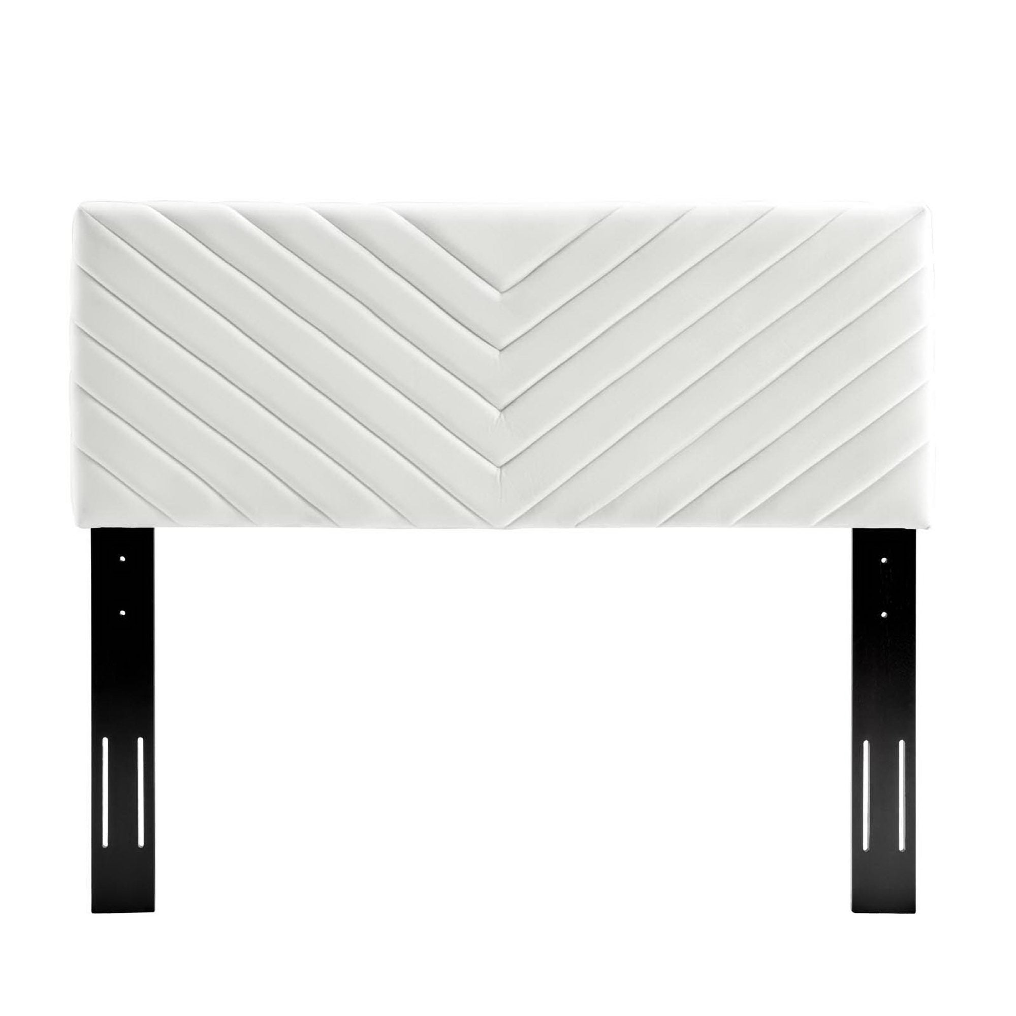 Alyson Angular Channel Tufted Performance Velvet Headboard by Modway