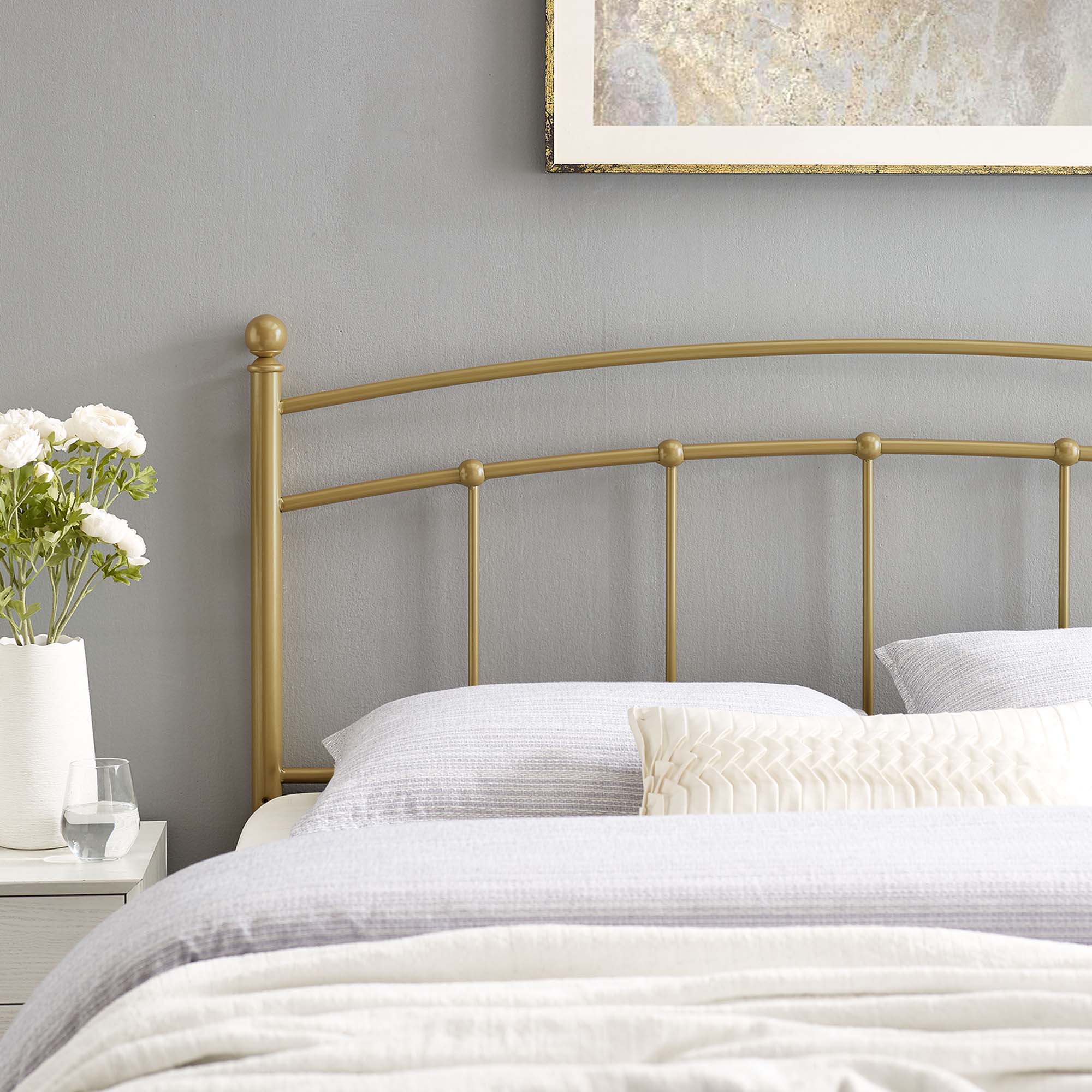 Abigail Metal Twin Headboard by Modway