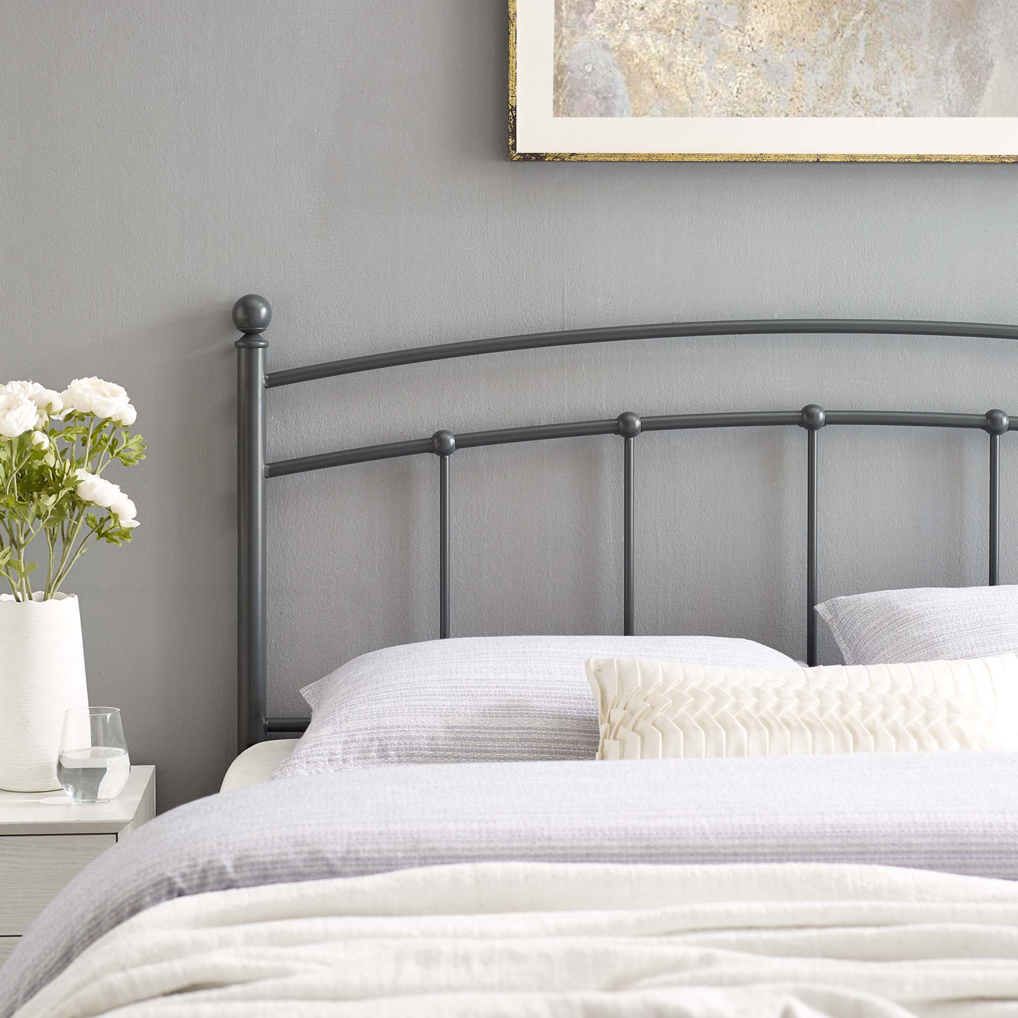 Abigail Metal Twin Headboard by Modway