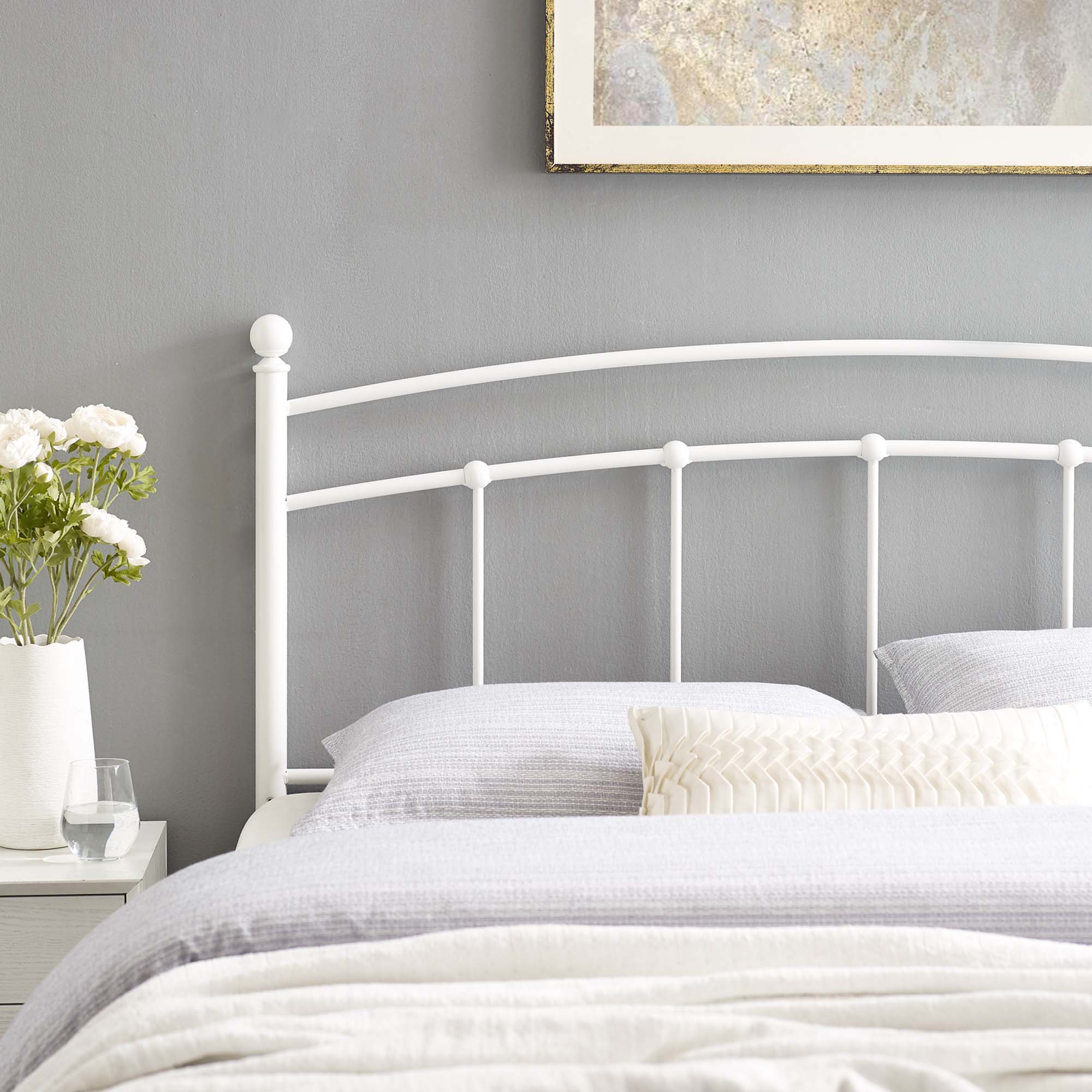 Abigail Metal Twin Headboard by Modway