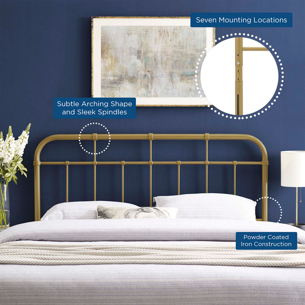 Alessia Metal Queen Headboard by Modway