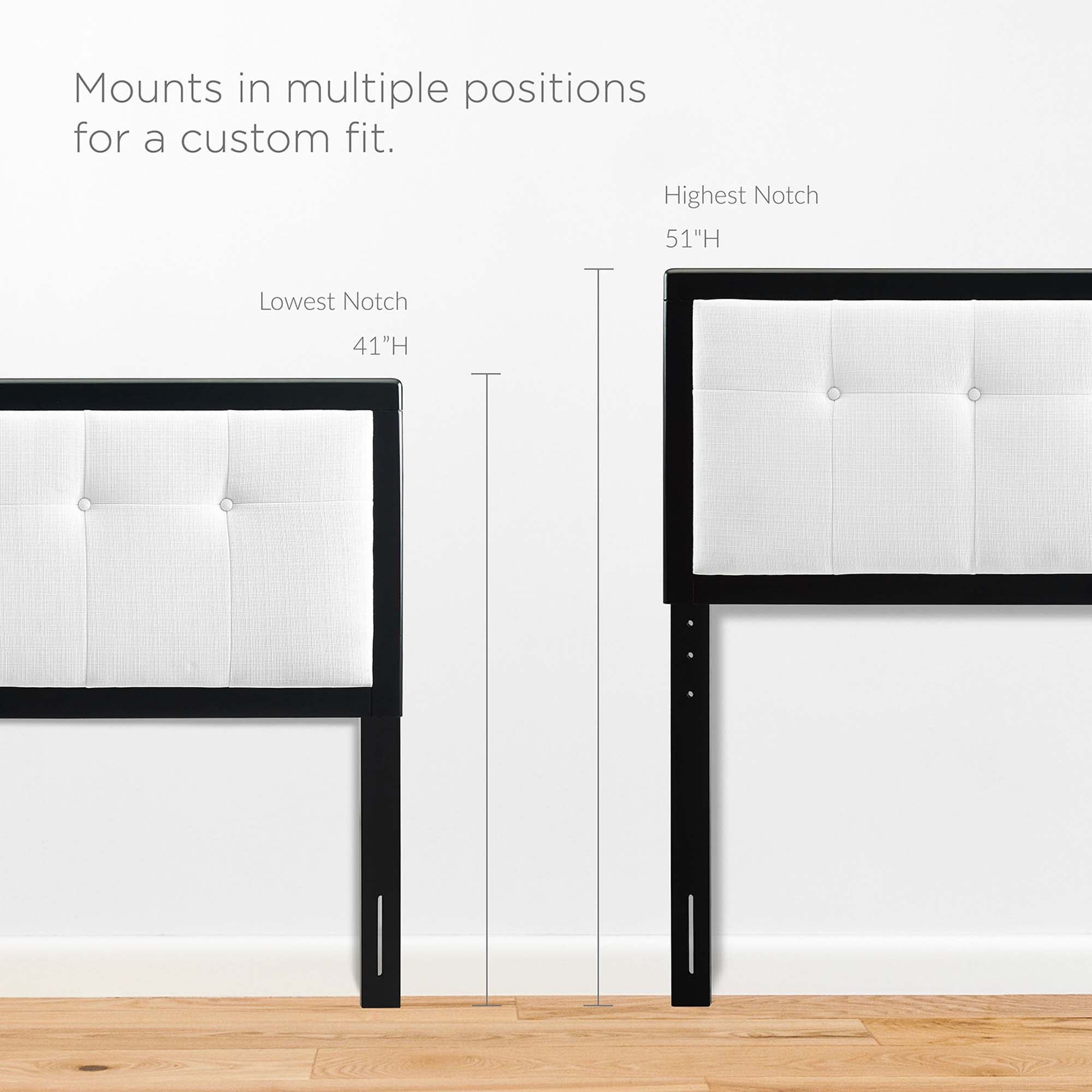 Draper Tufted Fabric and Wood Queen Headboard by Modway