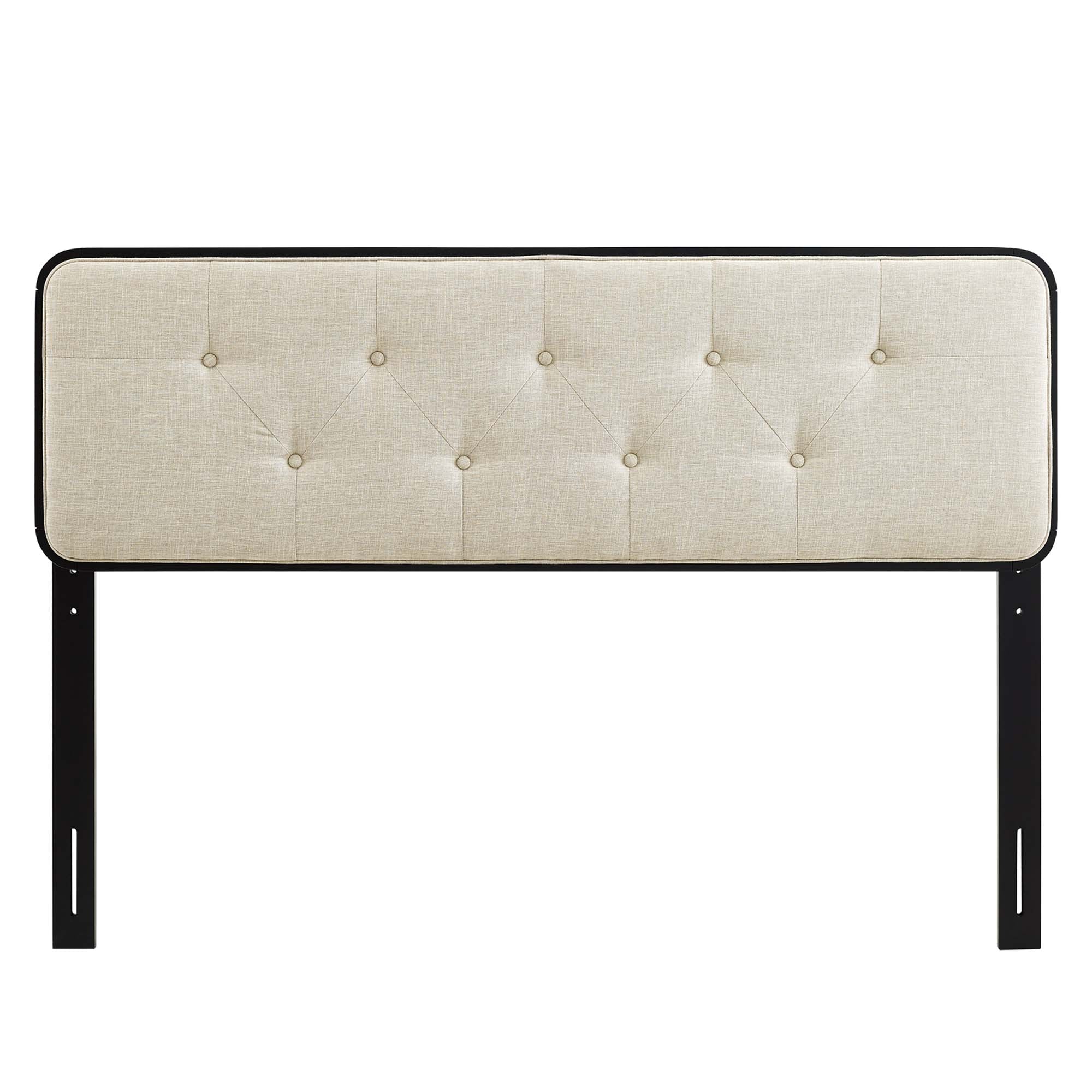Collins Tufted Fabric and Wood Full Headboard by Modway
