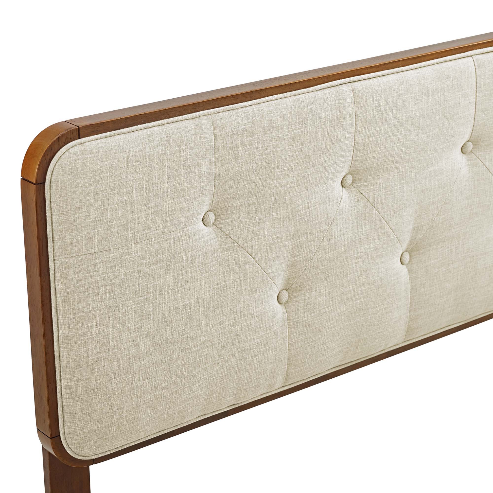 Collins Tufted Fabric and Wood Full Headboard by Modway