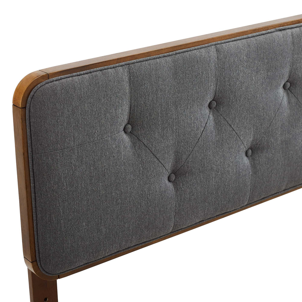 Collins Tufted Fabric and Wood Full Headboard by Modway
