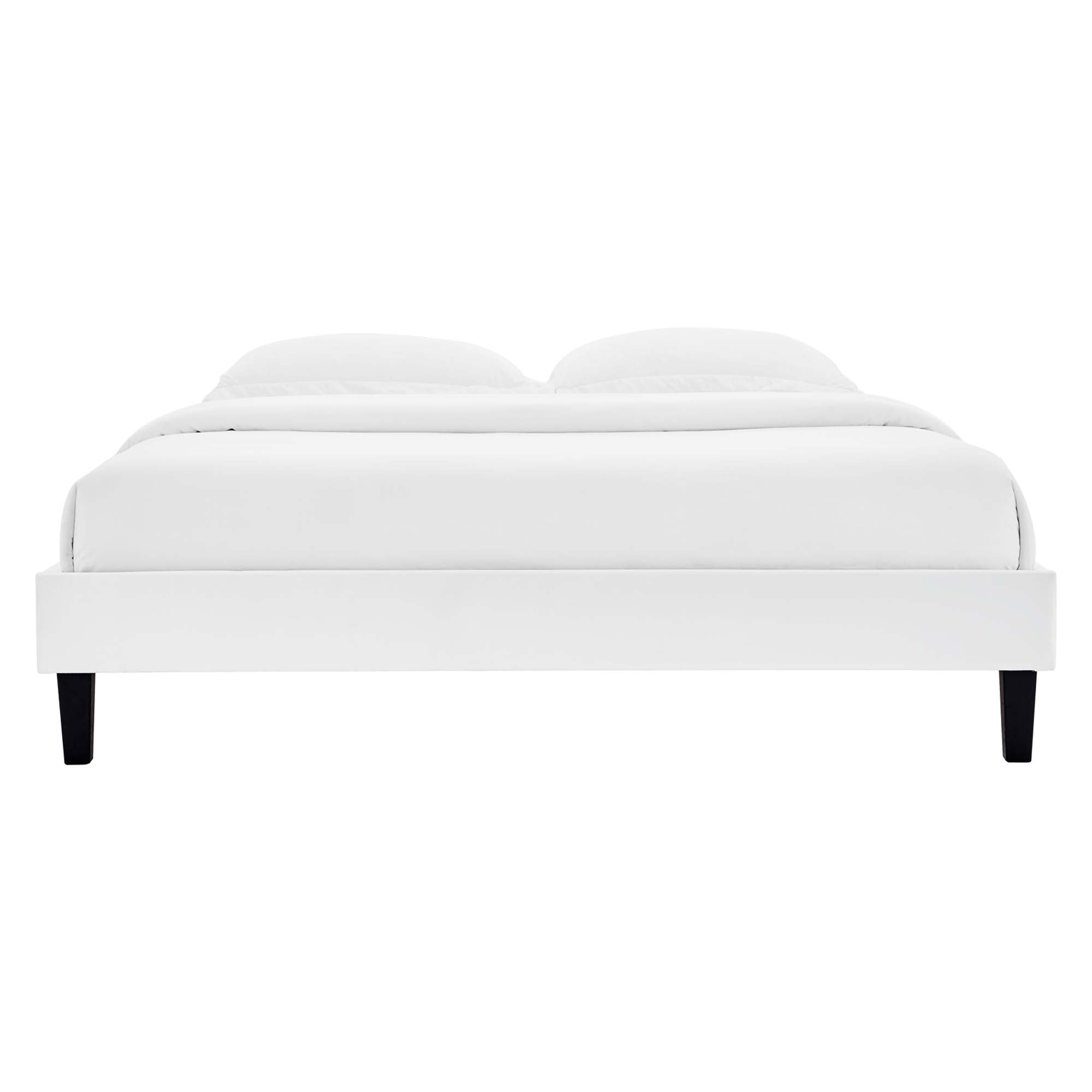 Reign Performance Velvet Twin Platform Bed Frame by Modway