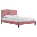 Alessi Performance Velvet Queen Platform Bed by Modway
