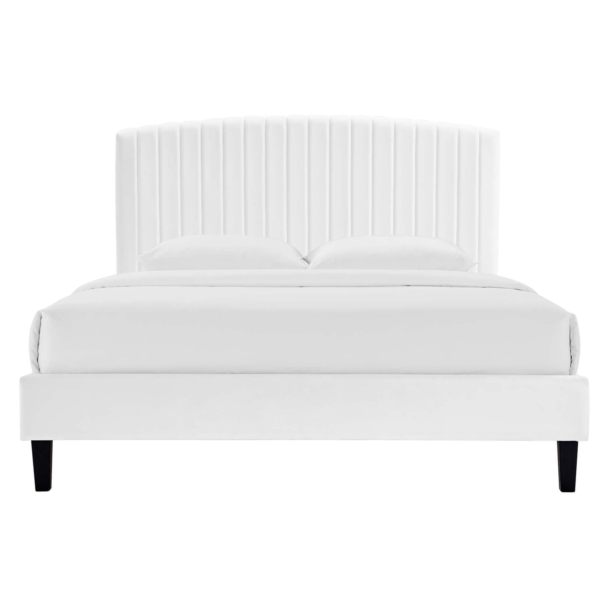 Alessi Performance Velvet Queen Platform Bed by Modway
