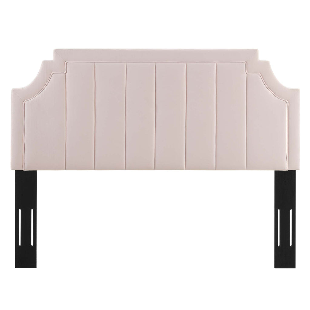 Alyona Channel Tufted Performance Velvet Twin Headboard by Modway
