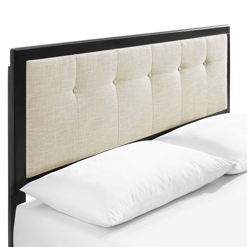Willow Wood Queen Platform Bed with Splayed Legs by Modway