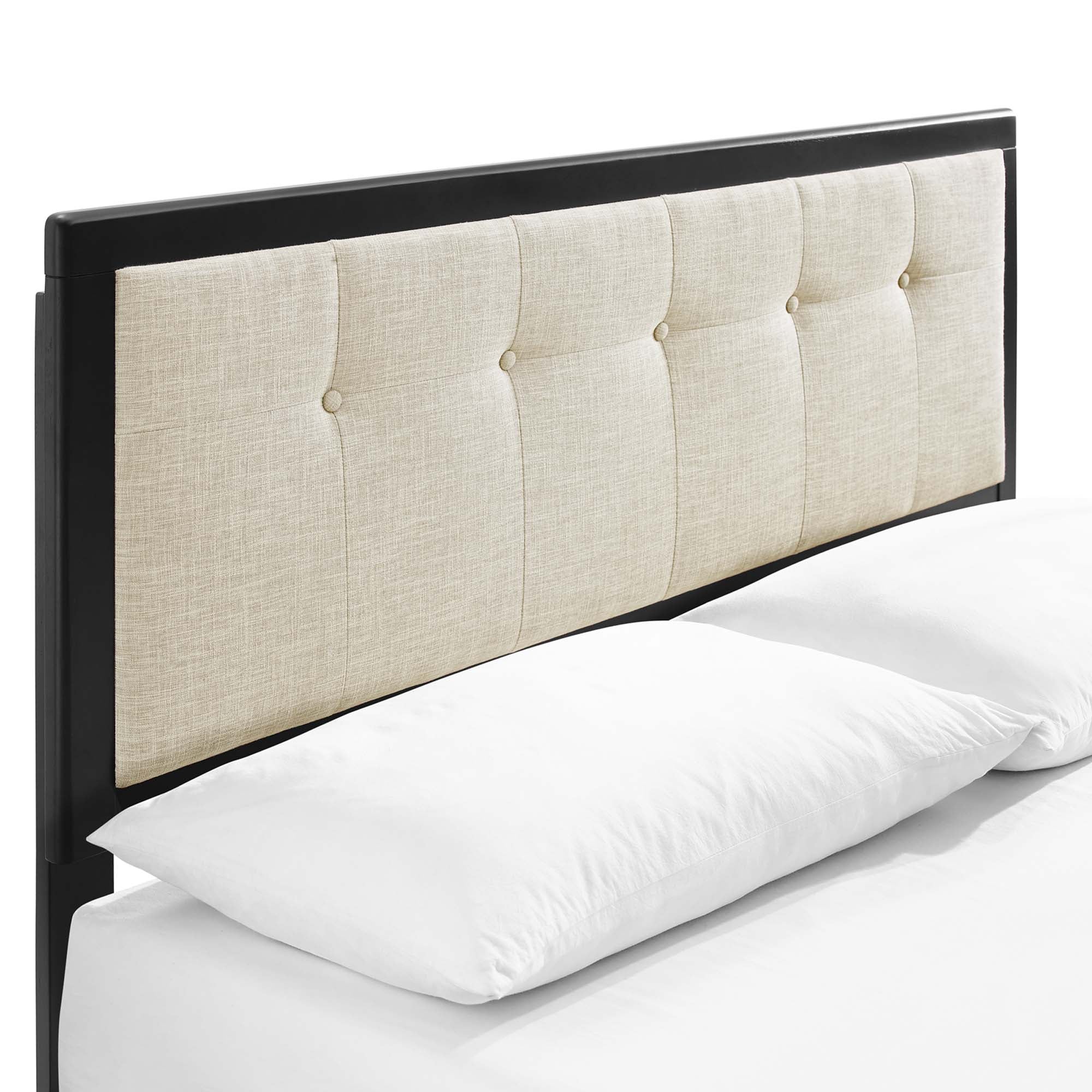 Willow Wood Queen Platform Bed with Splayed Legs by Modway