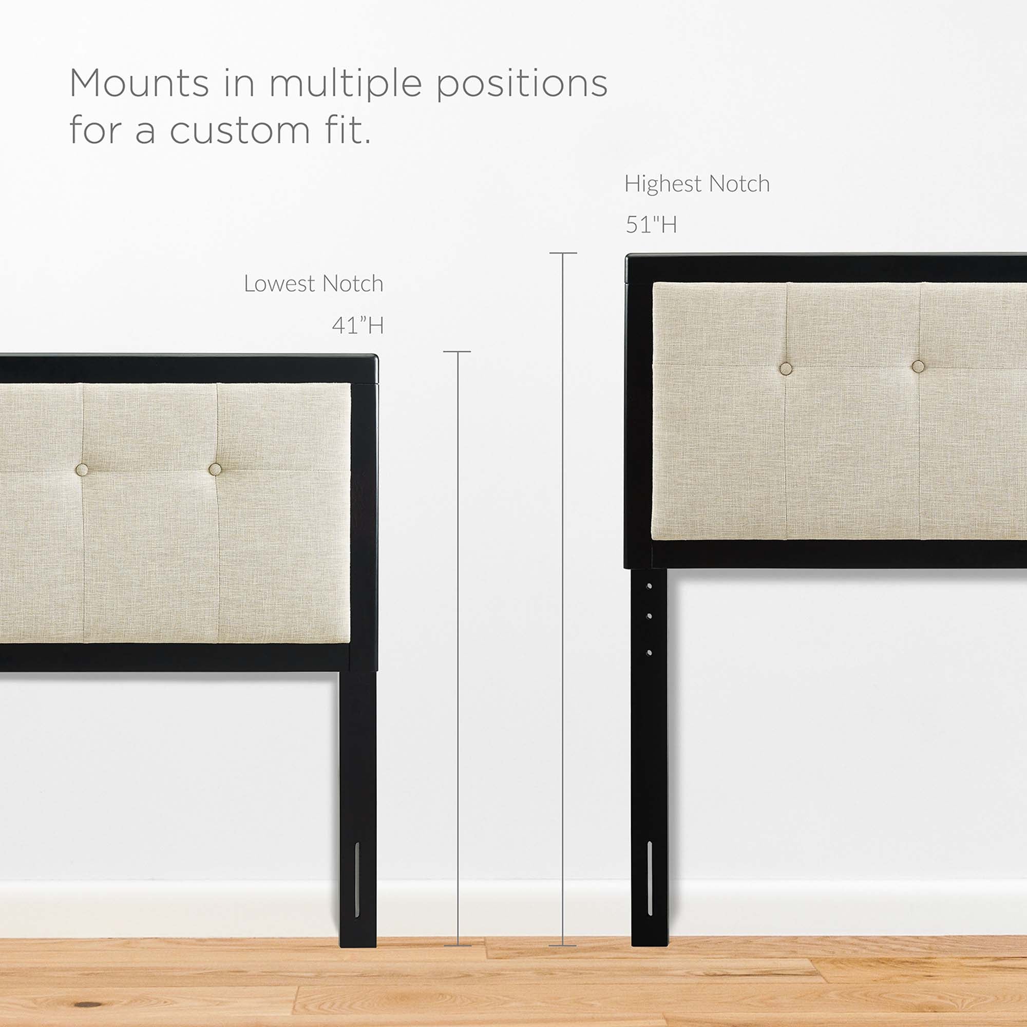 Willow Wood Queen Platform Bed with Splayed Legs by Modway