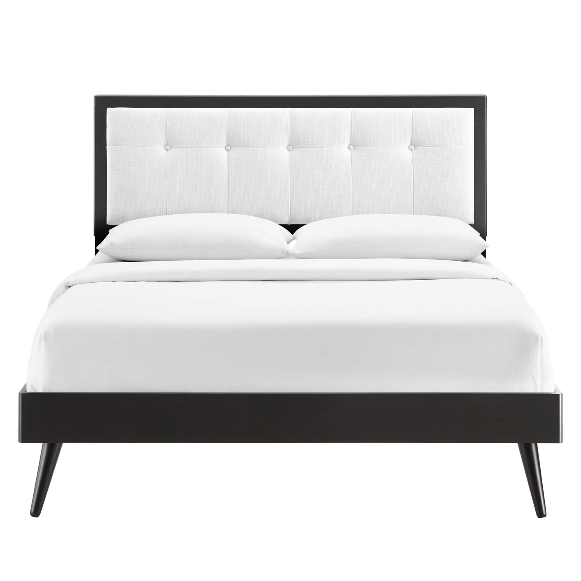 Willow Wood Queen Platform Bed with Splayed Legs by Modway