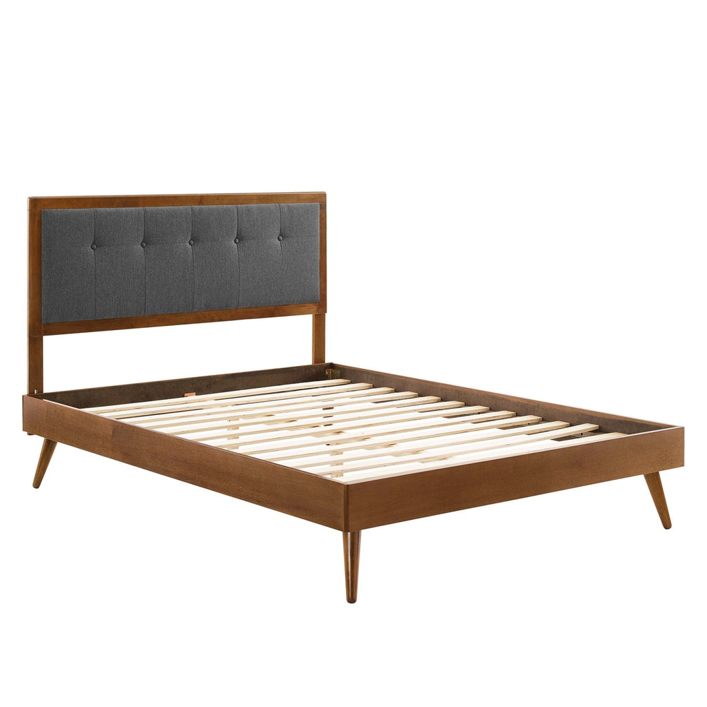Willow Wood Queen Platform Bed with Splayed Legs by Modway