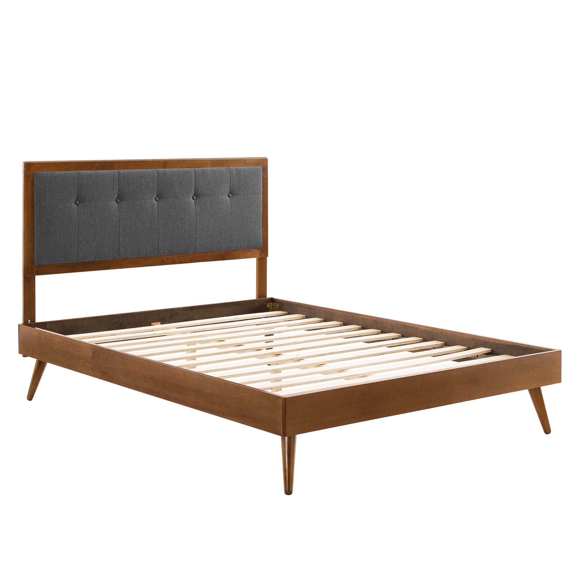 Willow Wood Queen Platform Bed with Splayed Legs by Modway