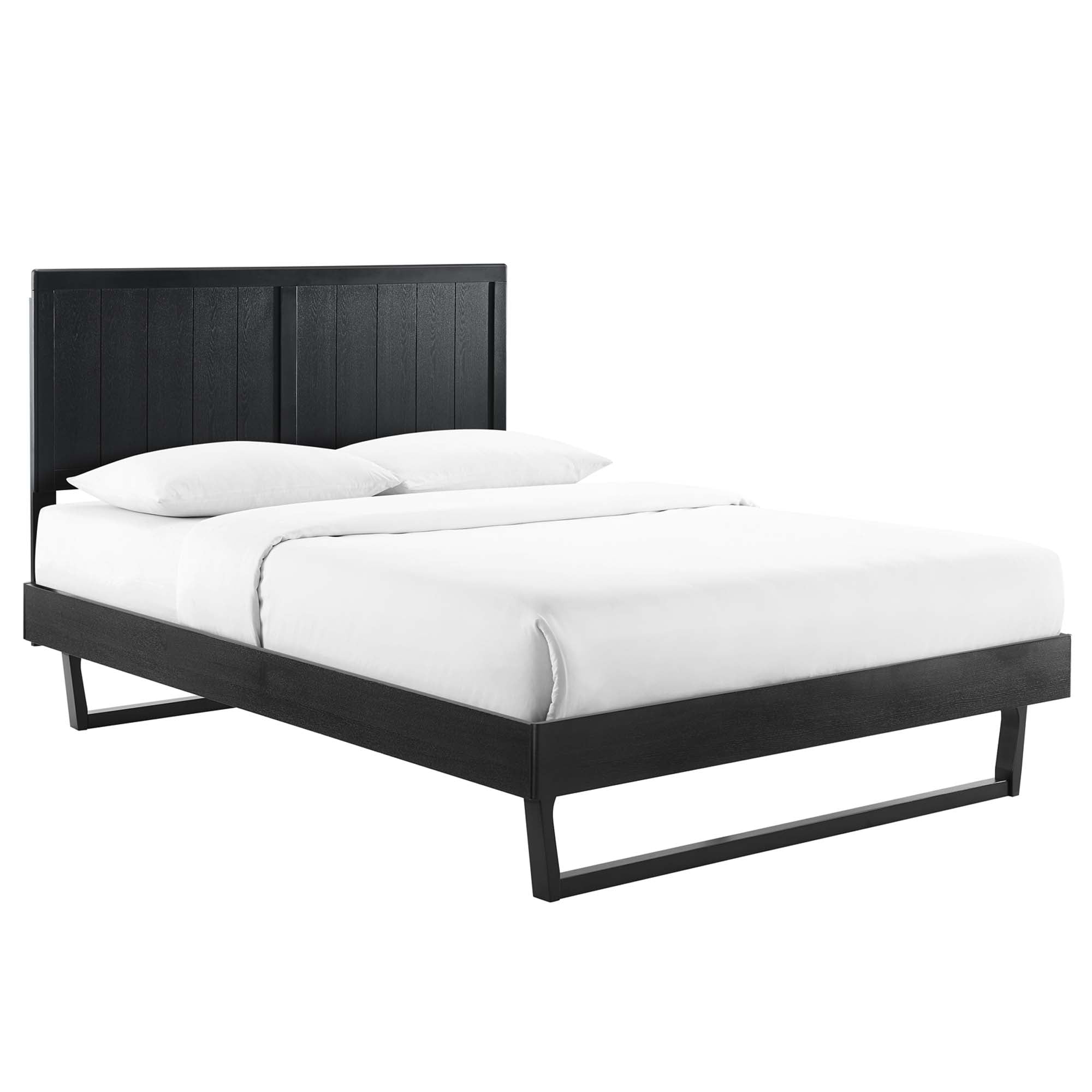 Alana Wood Full Platform Bed with Angular Frame by Modway