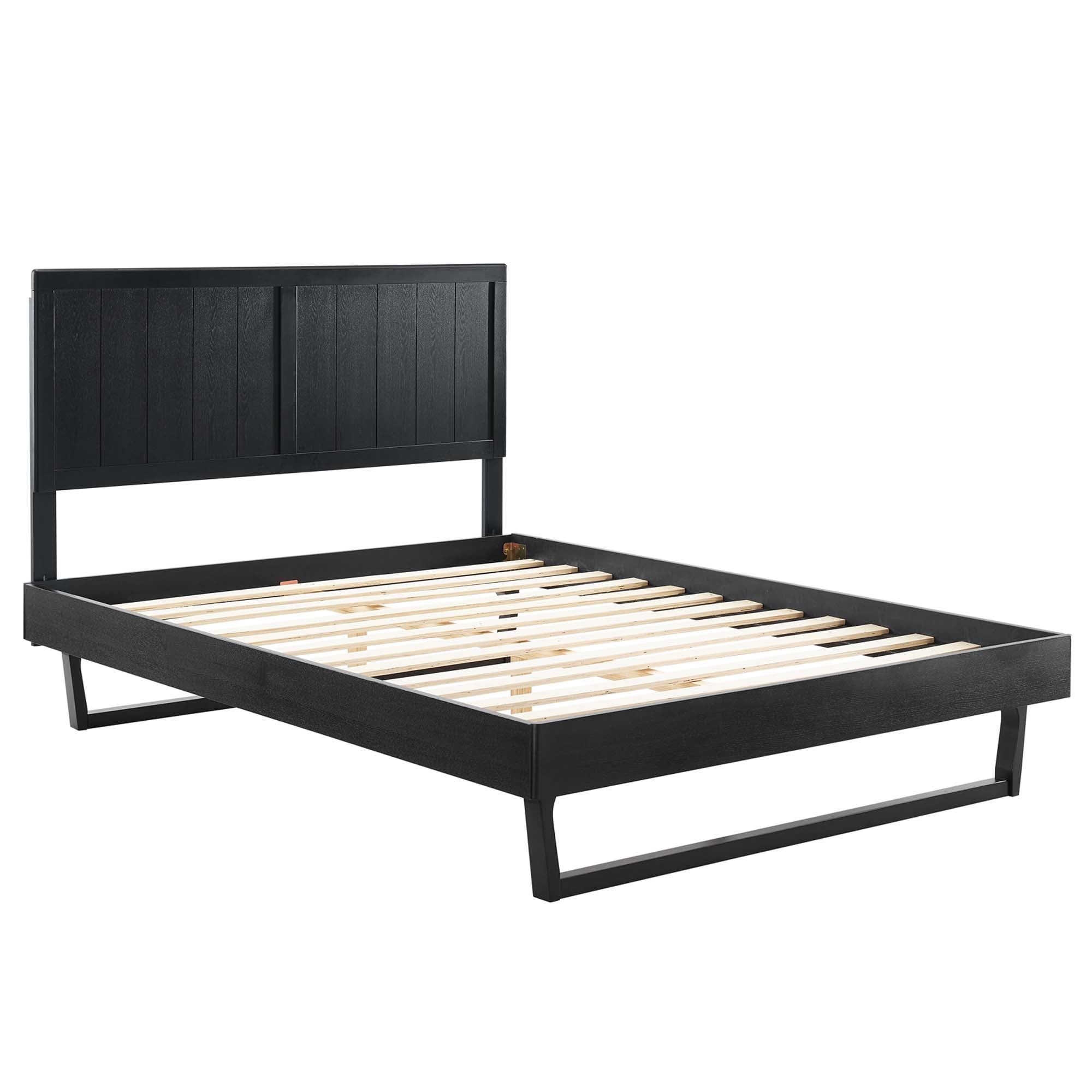 Alana Wood Full Platform Bed with Angular Frame by Modway