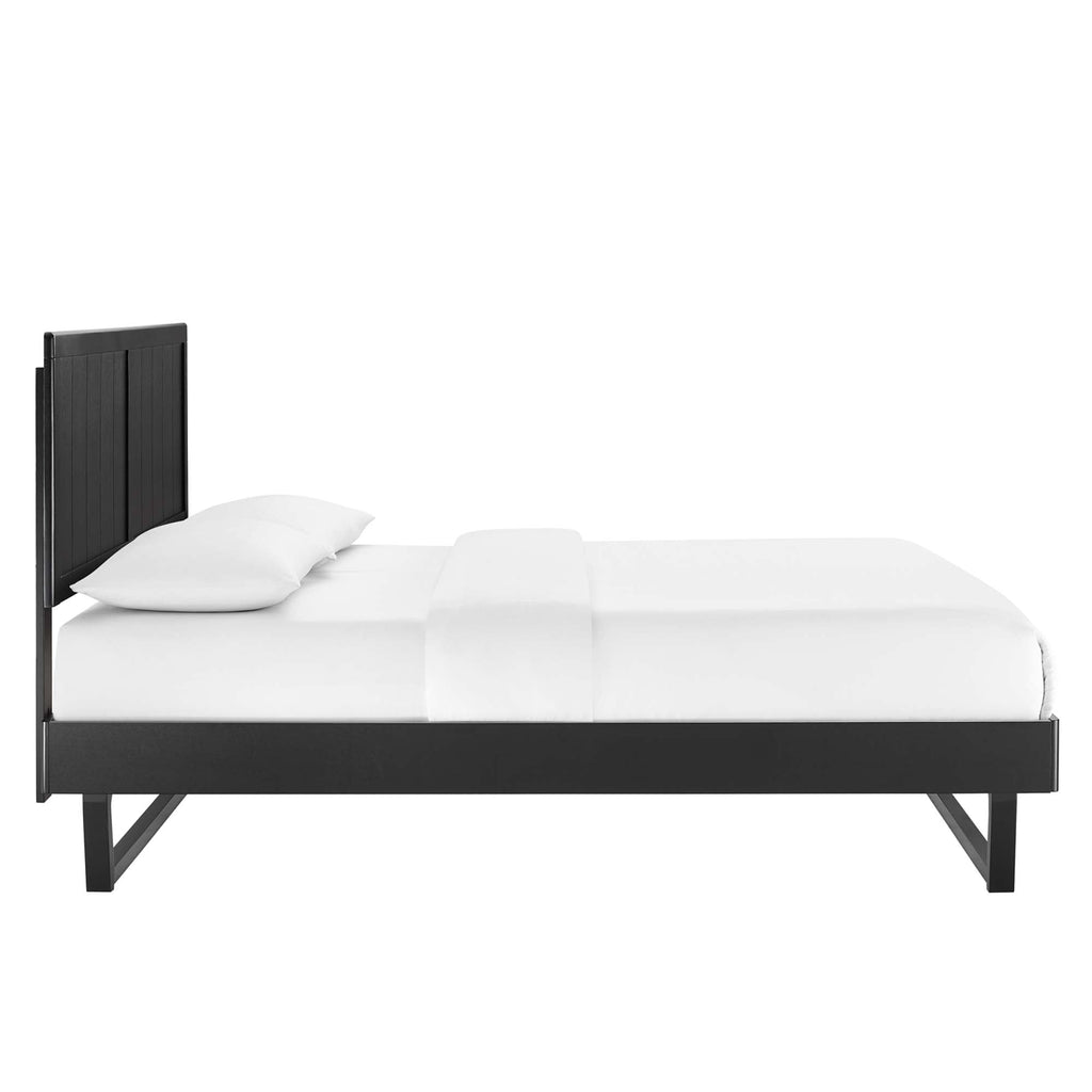 Alana Wood Full Platform Bed with Angular Frame by Modway