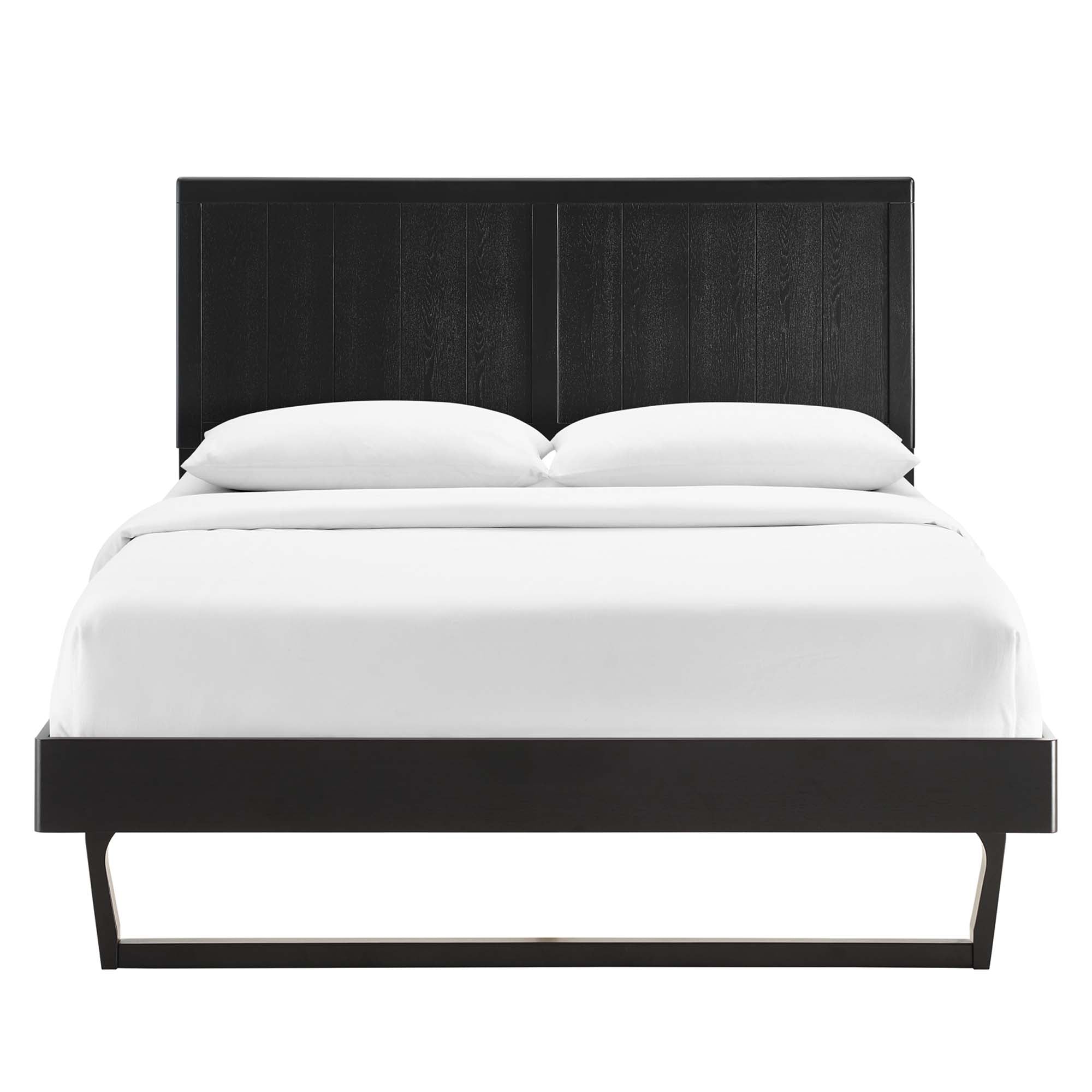 Alana Wood Full Platform Bed with Angular Frame by Modway