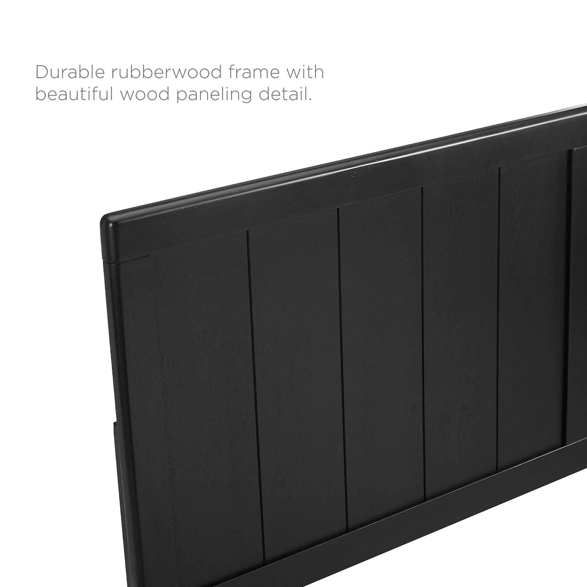 Alana Wood Full Platform Bed with Angular Frame by Modway