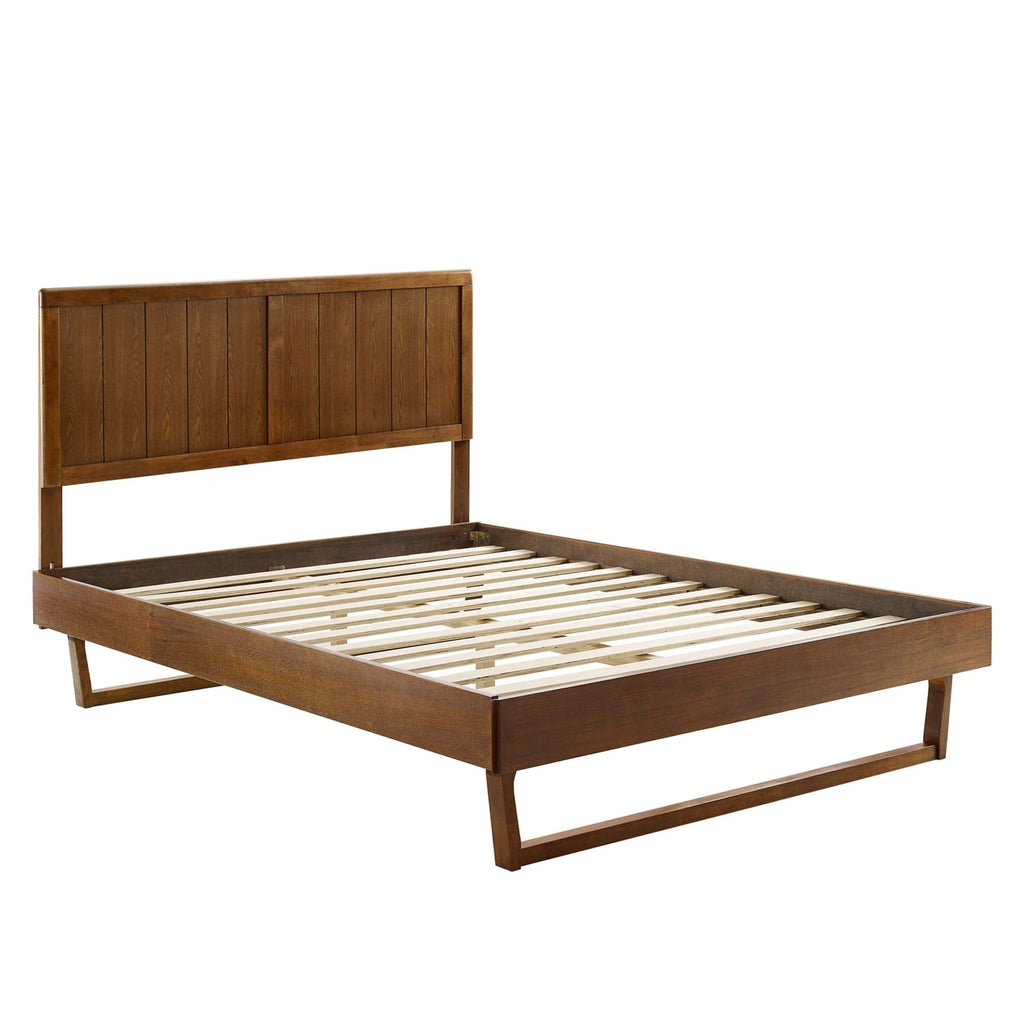 Alana Wood Full Platform Bed with Angular Frame by Modway