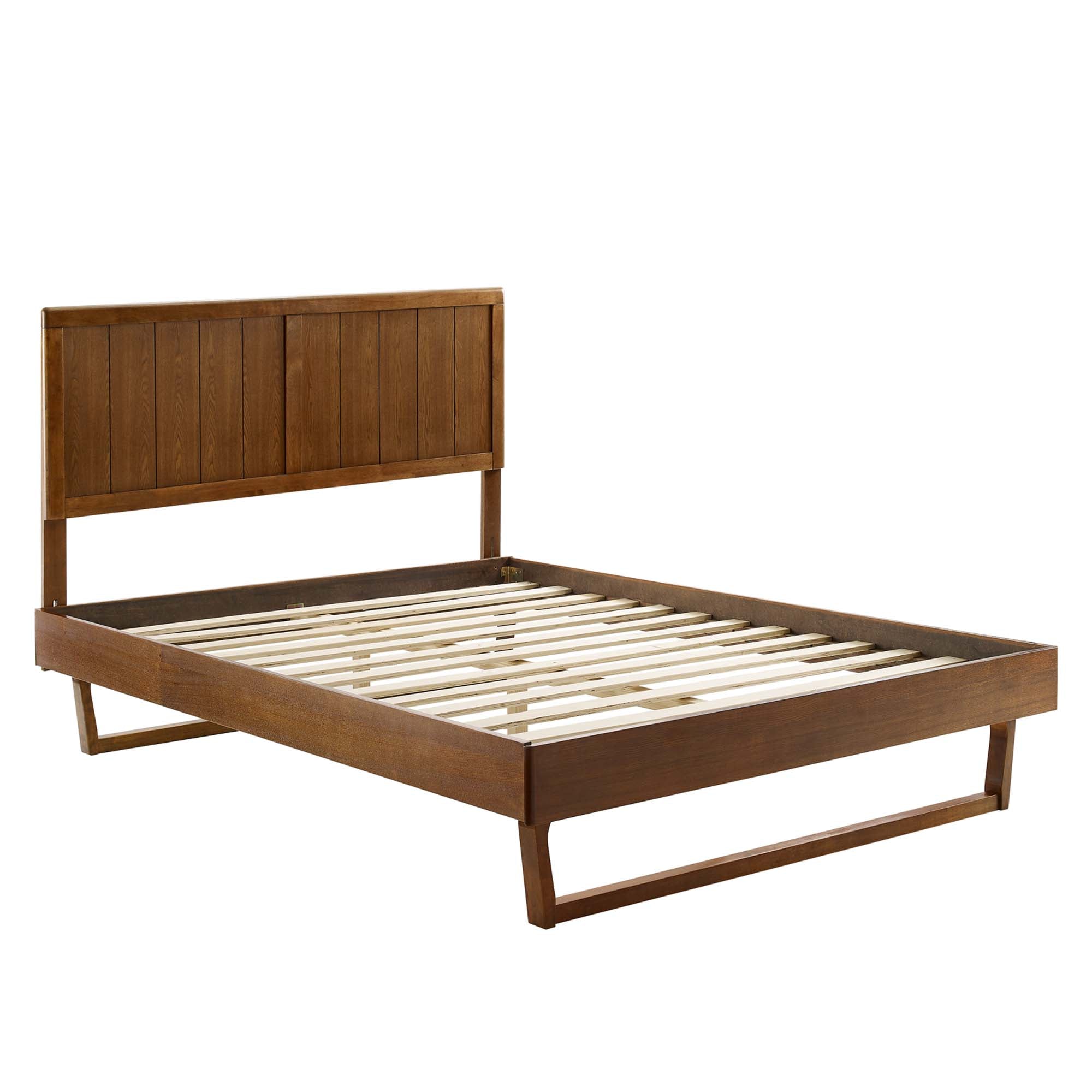 Alana Wood Full Platform Bed with Angular Frame by Modway