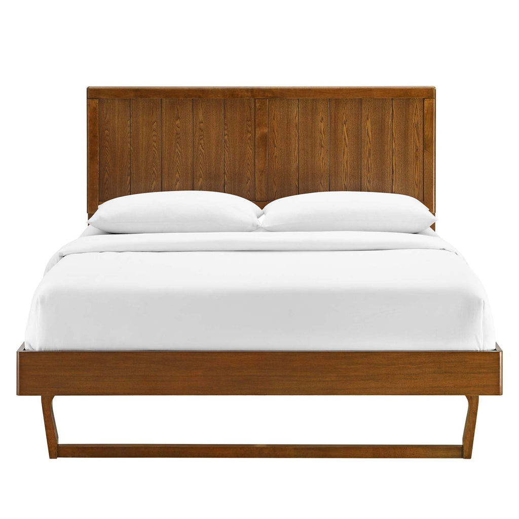 Alana Wood Full Platform Bed with Angular Frame by Modway