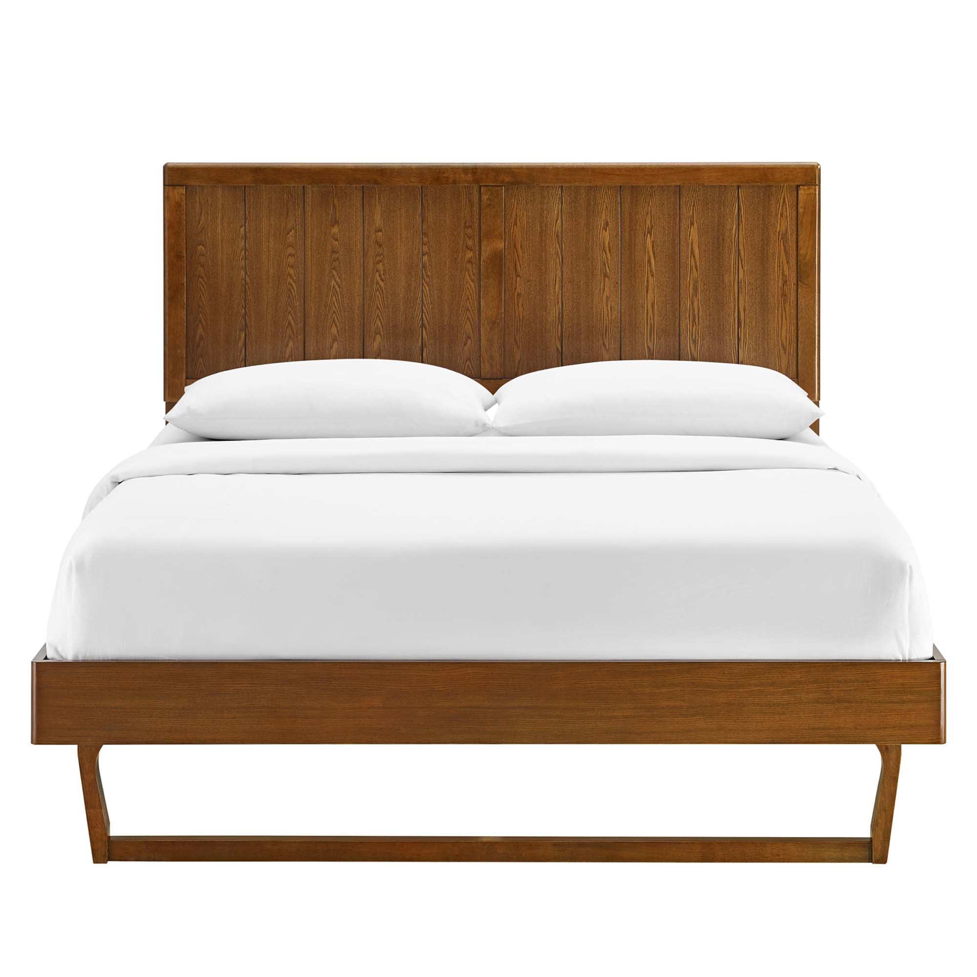 Alana Wood Full Platform Bed with Angular Frame by Modway