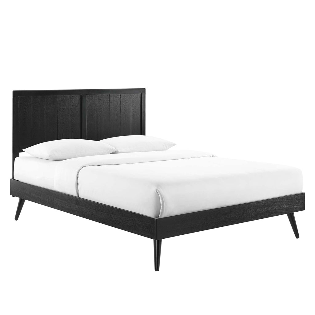 Alana Wood Full Platform Bed with Splayed Legs by Modway