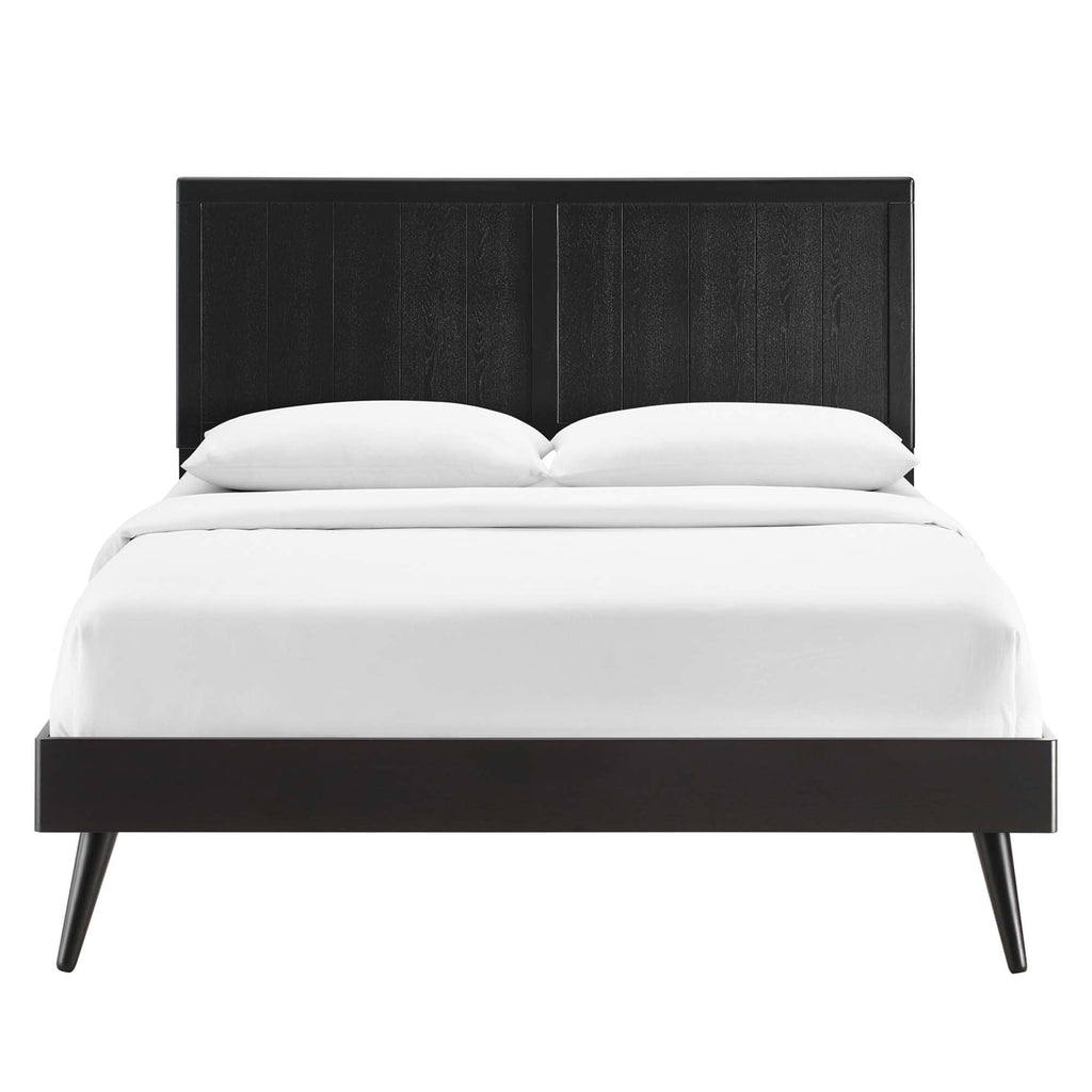 Alana Wood Full Platform Bed with Splayed Legs by Modway