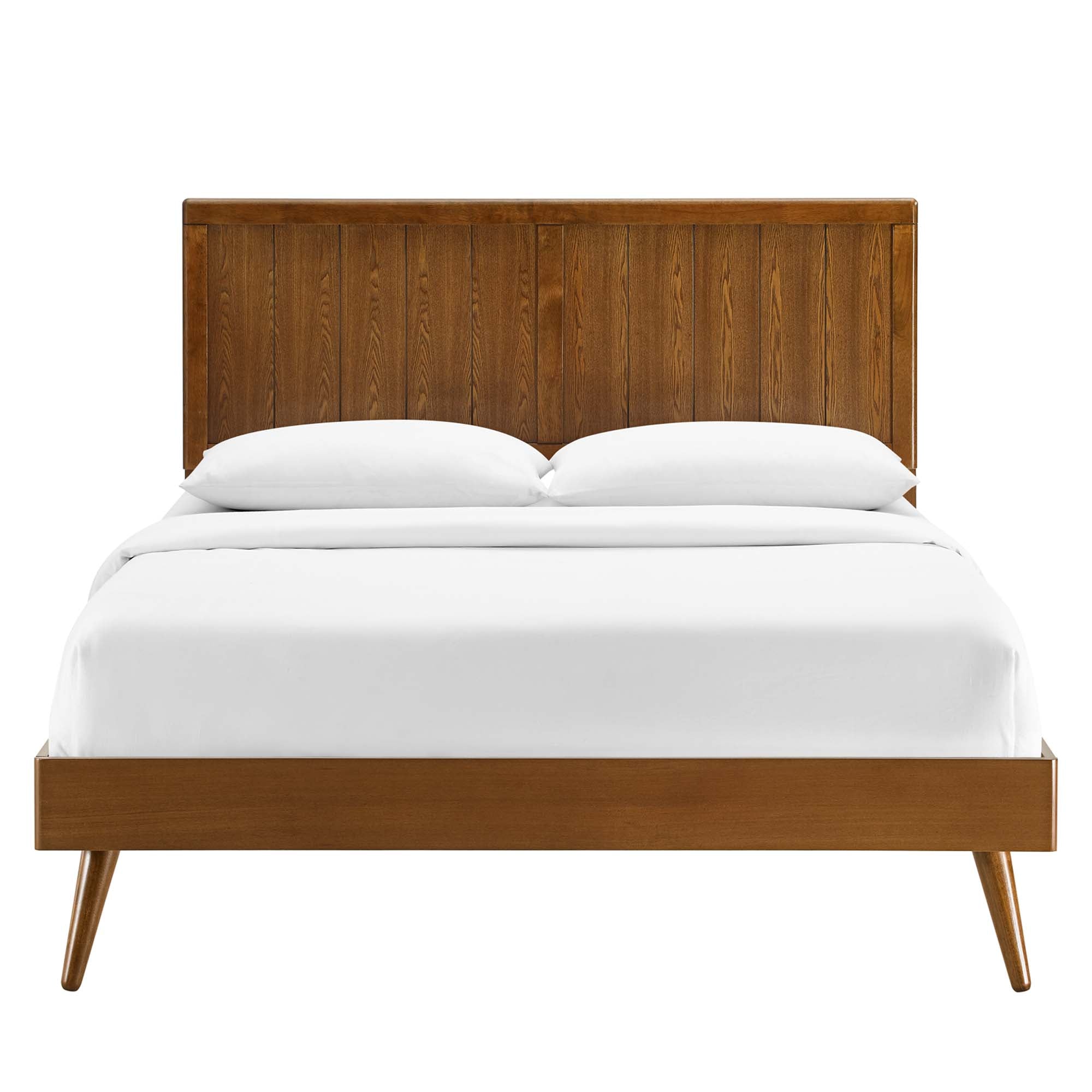 Alana Wood Full Platform Bed with Splayed Legs by Modway