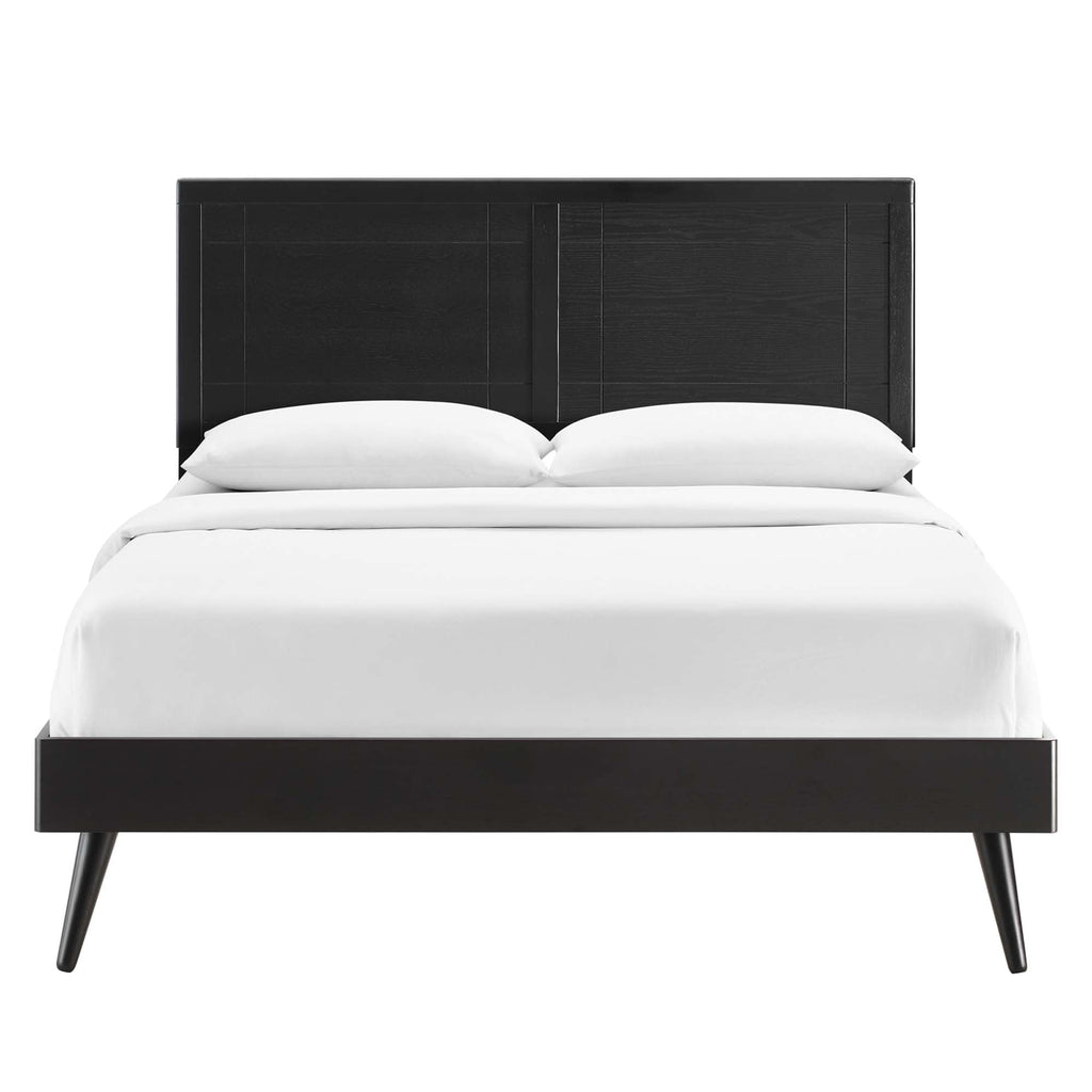 Marlee Wood Full Platform Bed with Splayed Legs by Modway