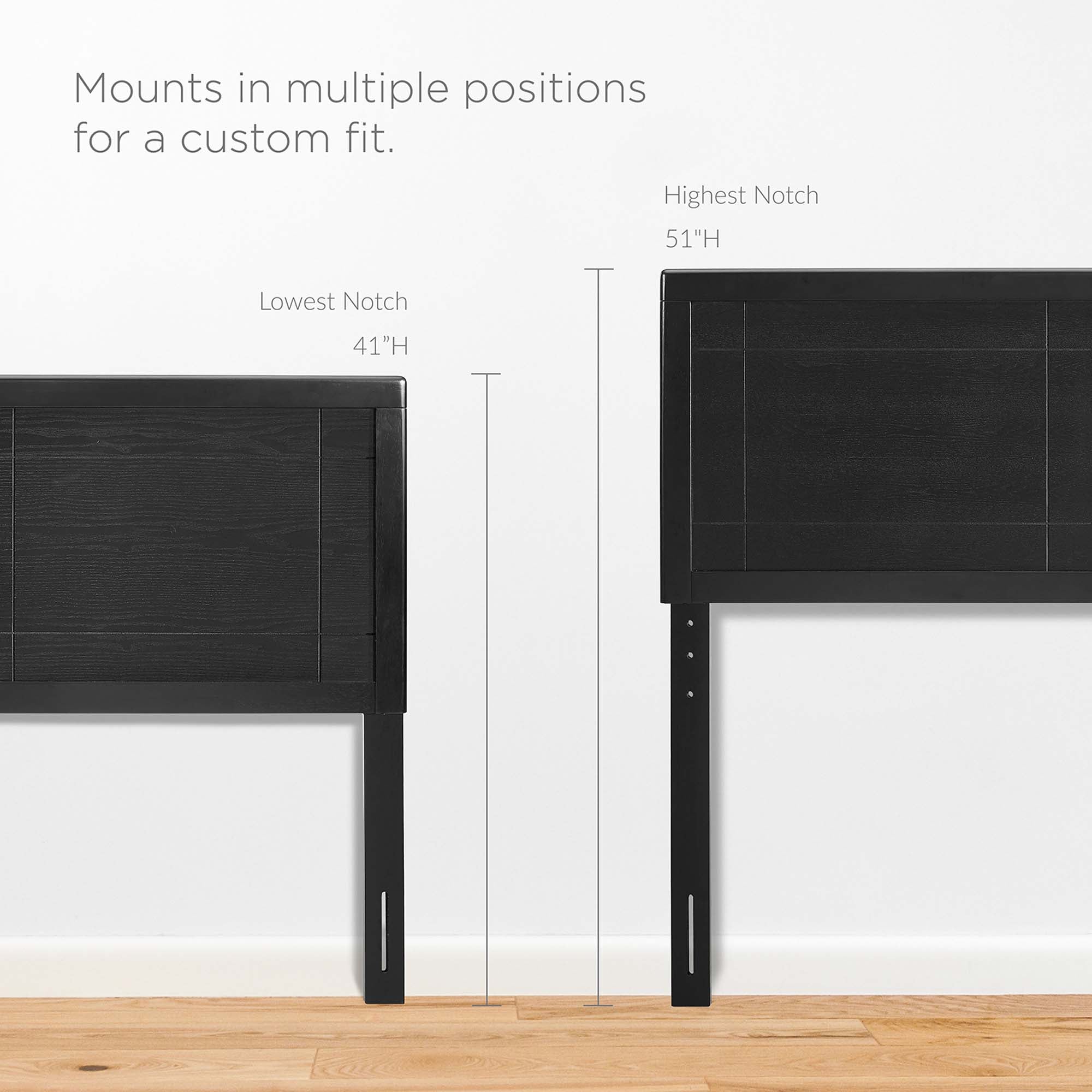 Marlee Wood Full Platform Bed with Splayed Legs by Modway