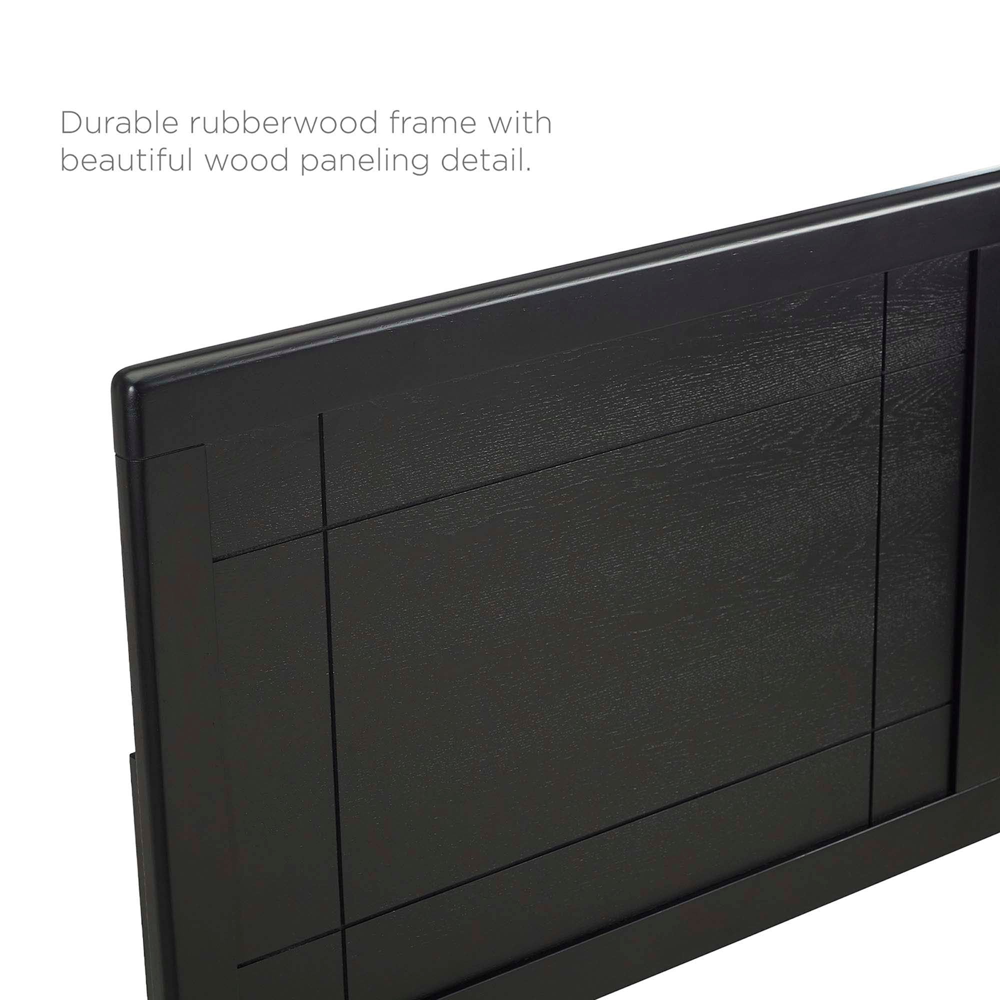 Marlee Wood Full Platform Bed with Splayed Legs by Modway