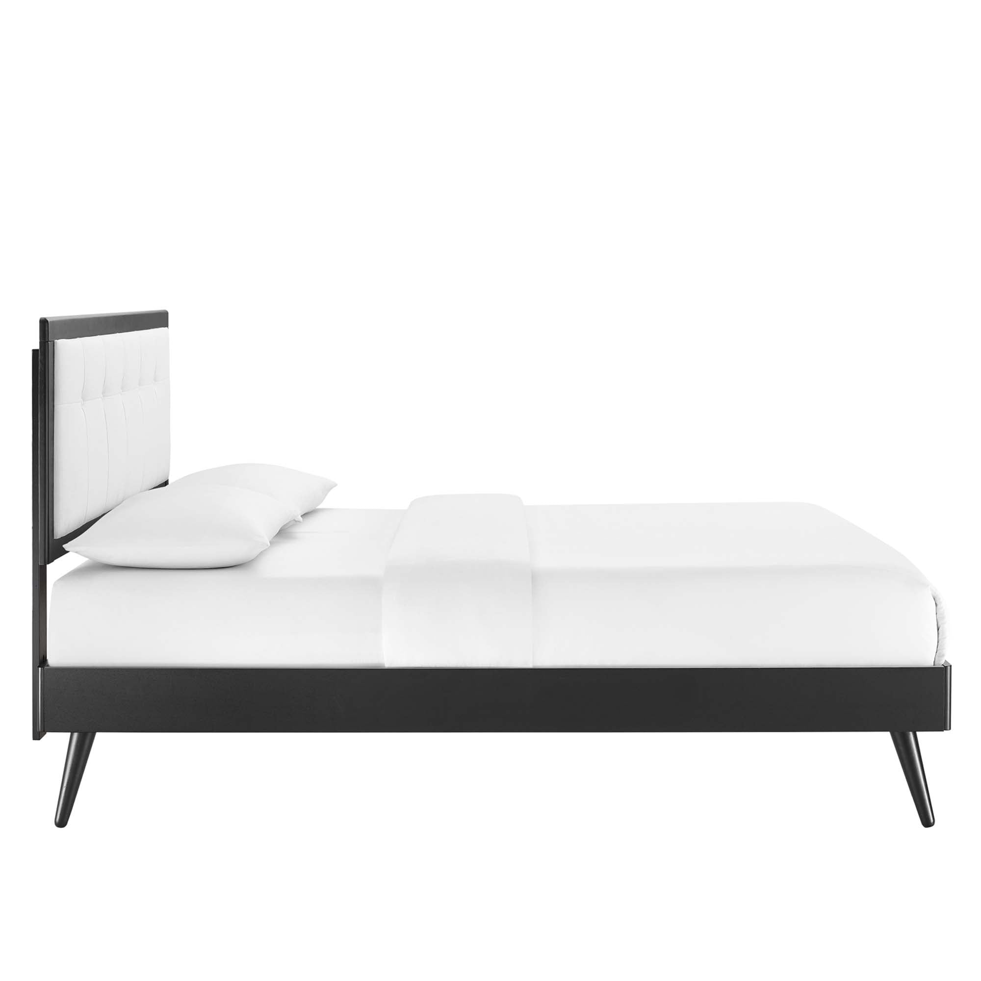 Willow Wood King Platform Bed With Splayed Legs by Modway