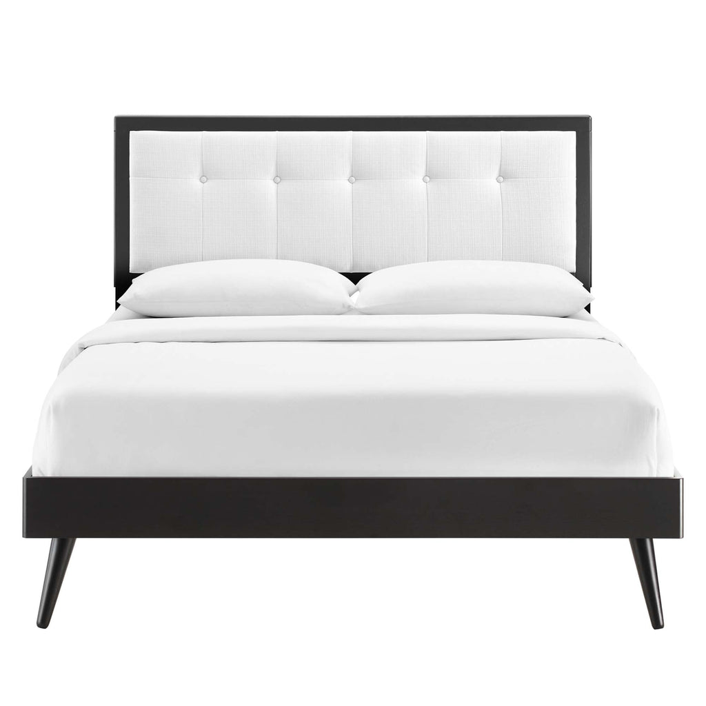 Willow Wood King Platform Bed With Splayed Legs by Modway