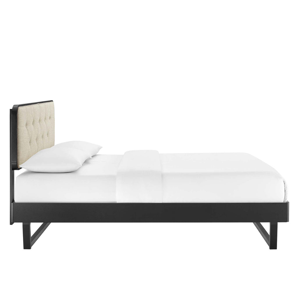 Bridgette Wood Full Platform Bed with Angular Frame by Modway