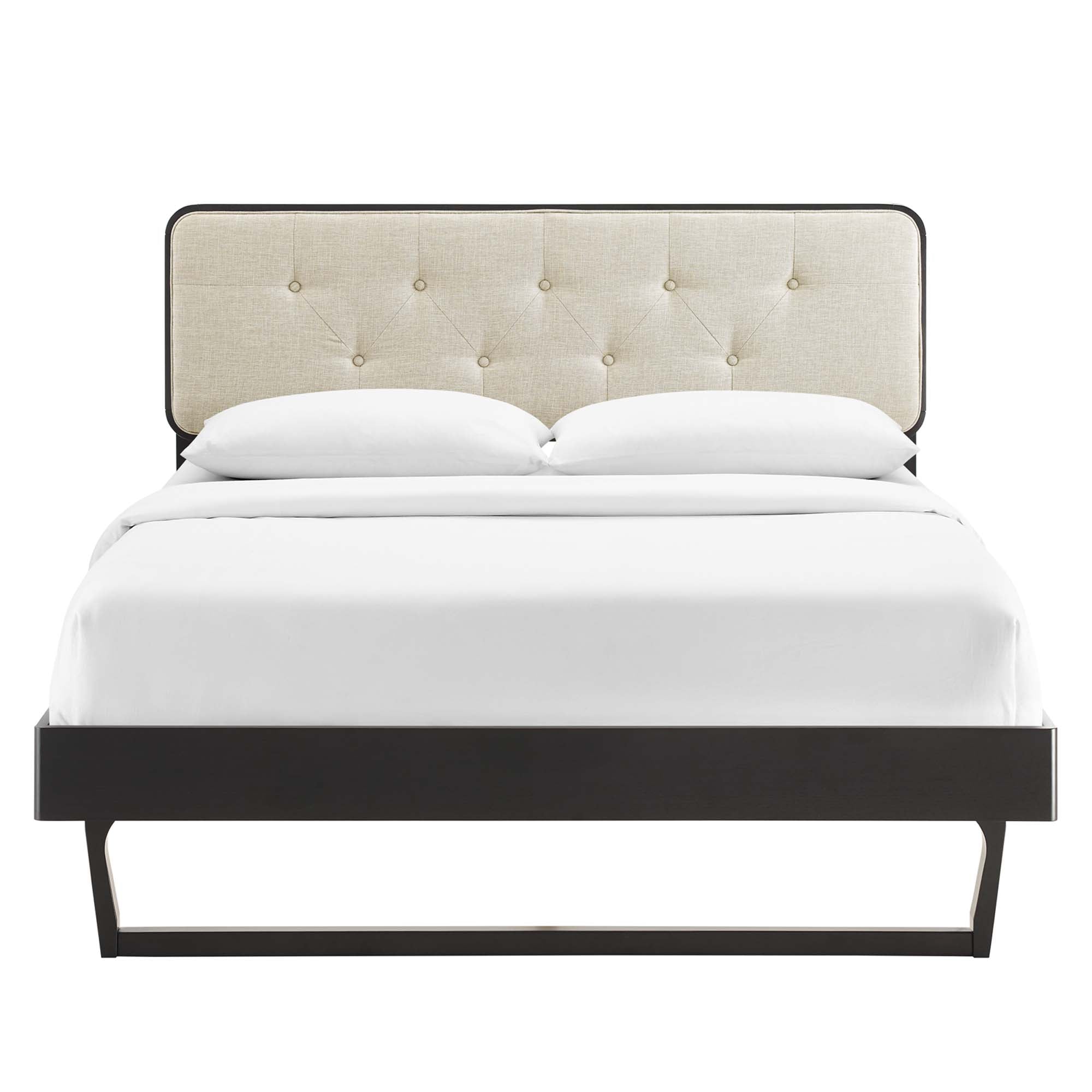 Bridgette Wood Full Platform Bed with Angular Frame by Modway