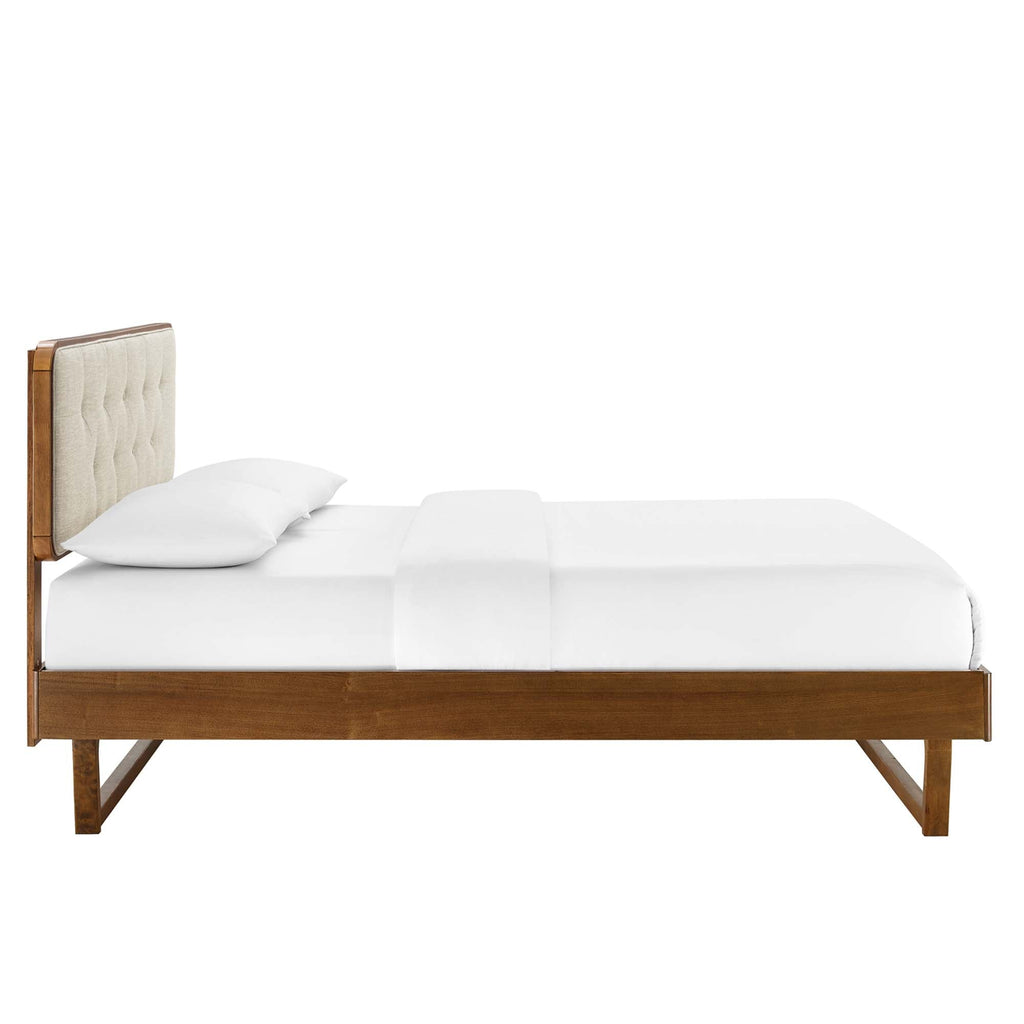 Bridgette Wood Full Platform Bed with Angular Frame by Modway