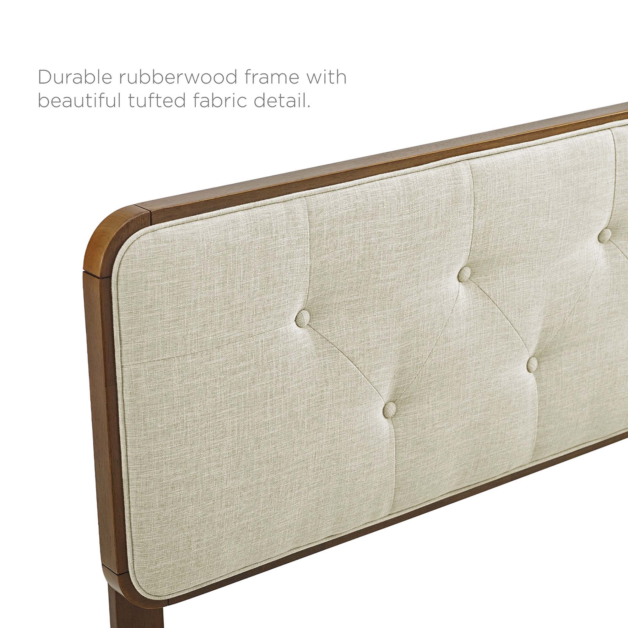 Bridgette Wood Full Platform Bed with Angular Frame by Modway