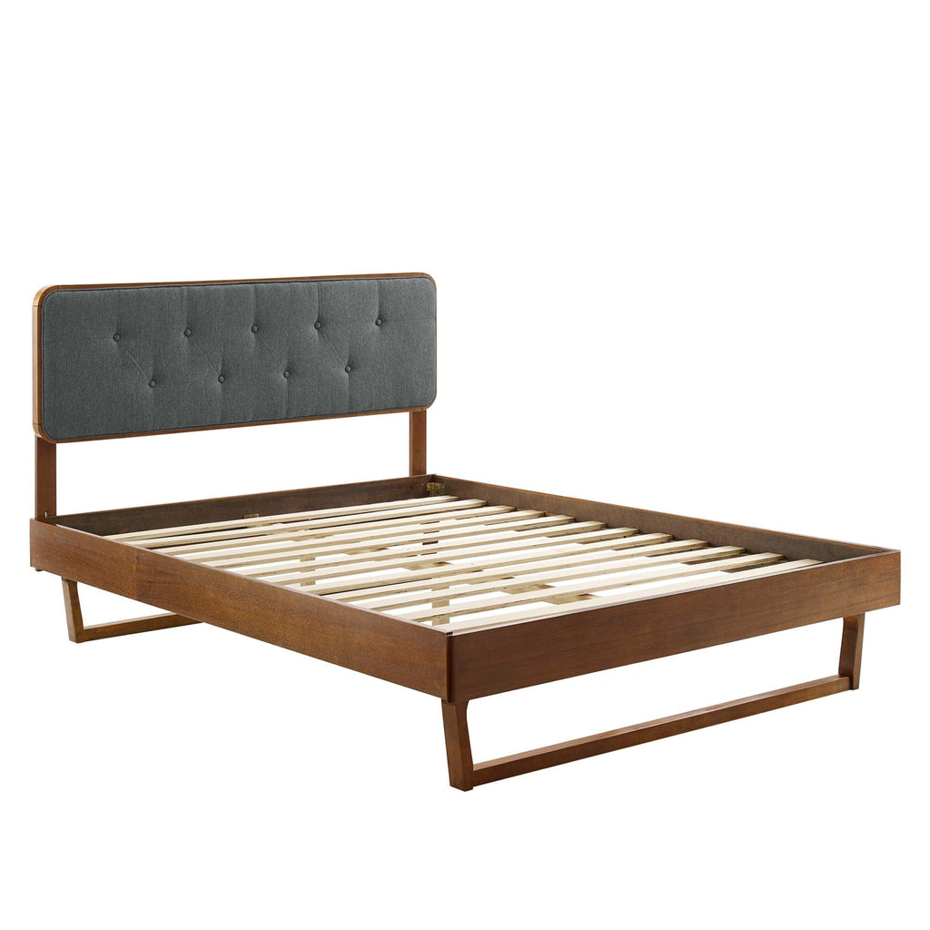 Bridgette Wood Full Platform Bed with Angular Frame by Modway