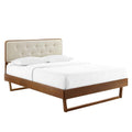 Bridgette Wood Twin Platform Bed With Angular Frame by Modway