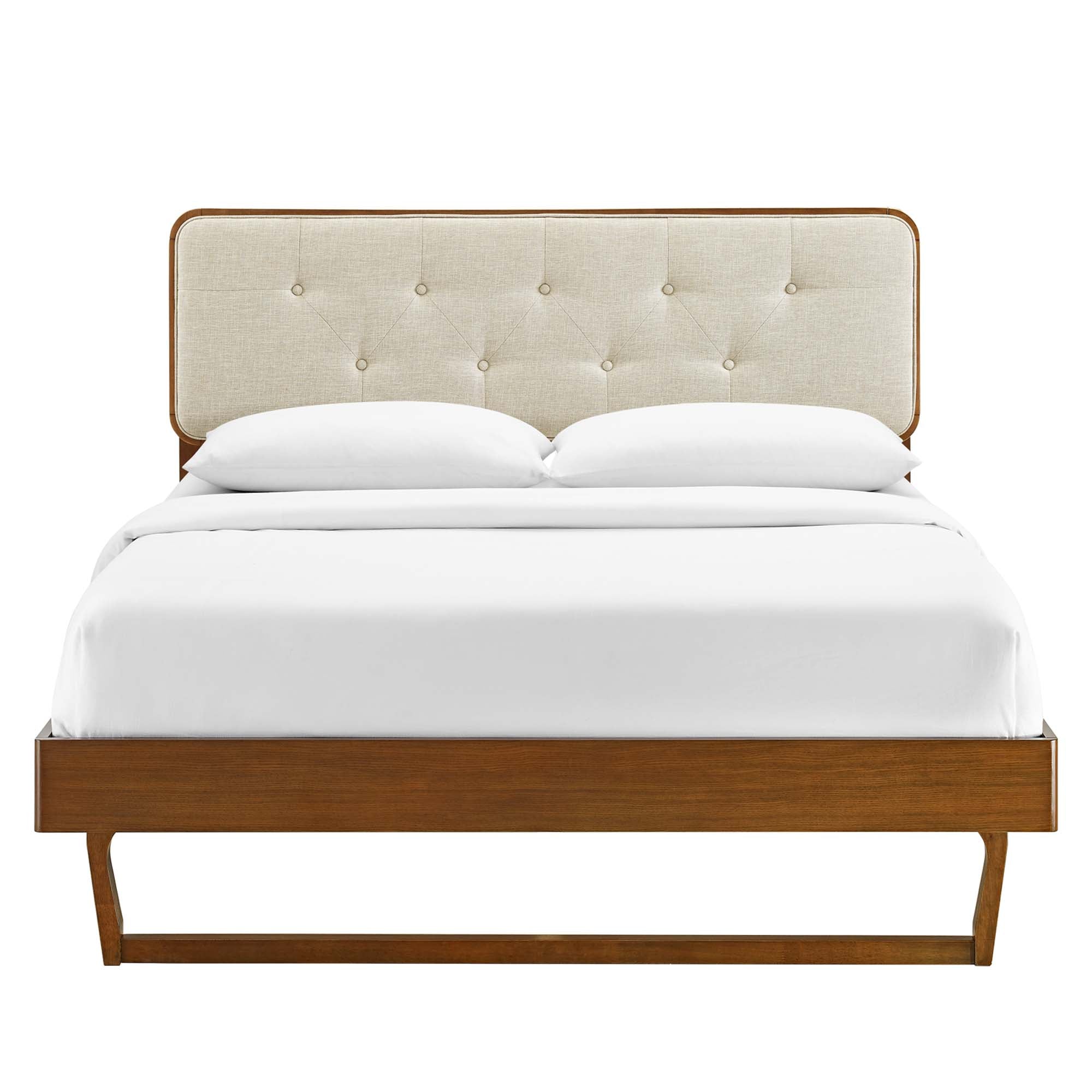 Bridgette Wood Twin Platform Bed With Angular Frame by Modway